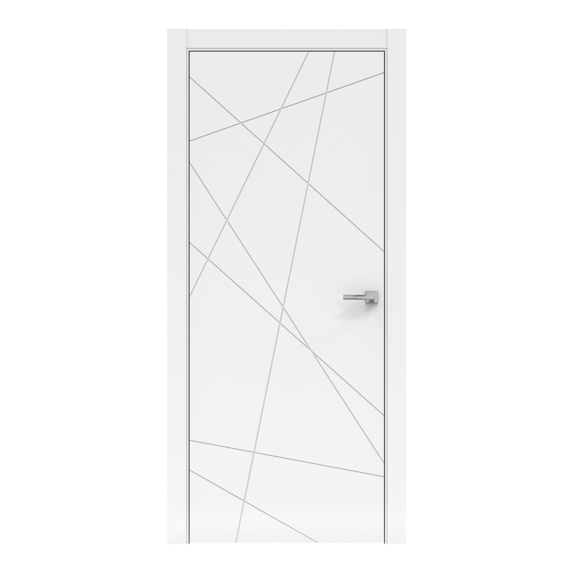 Изображение товара Дверь Бизнес Парк Line 4 Глухая Белая Эмаль 200х60