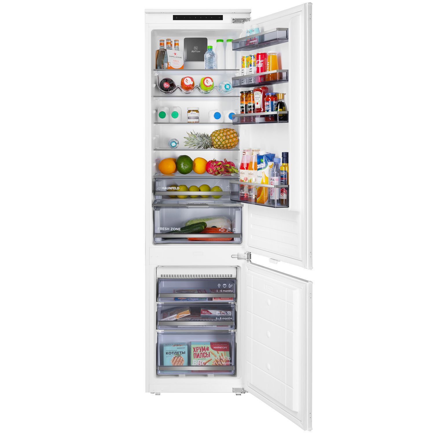 Изображение товара Встраиваемый холодильник Maunfeld MBF193NFFWGR 54 см белый