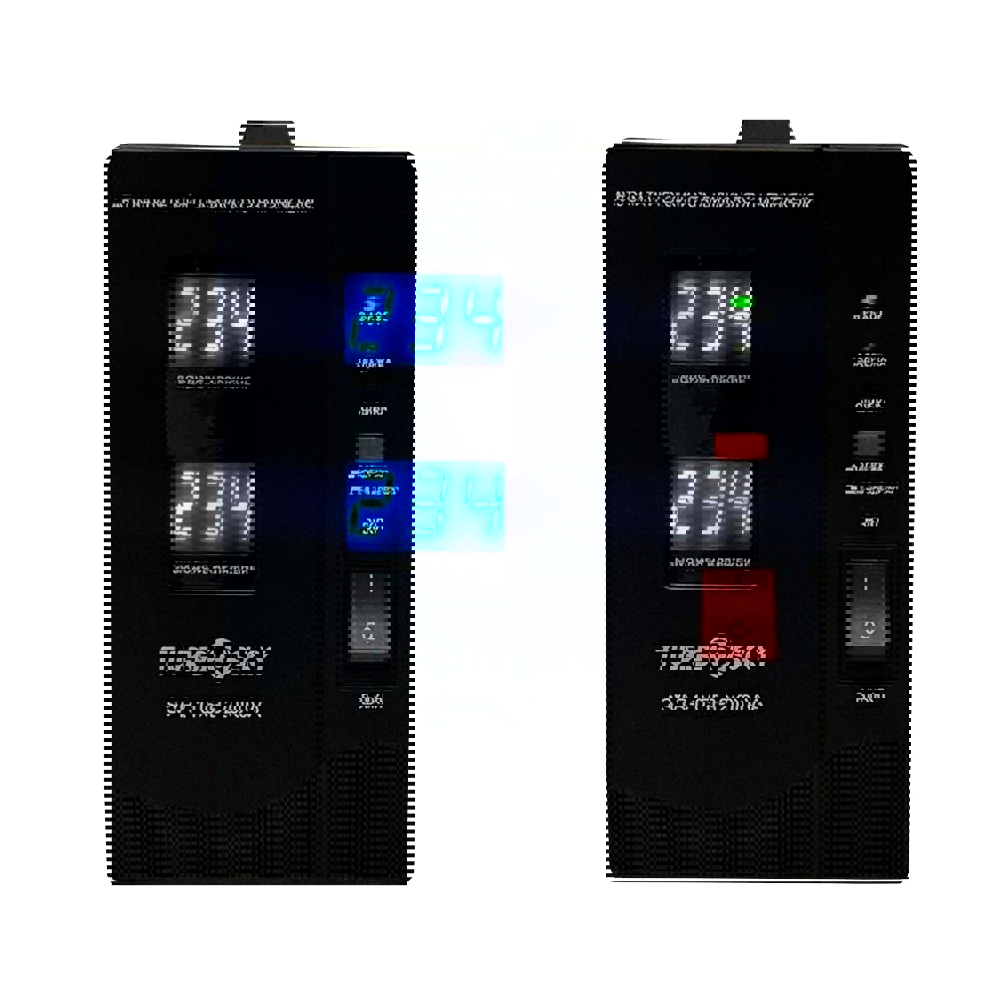 Изображение товара Стабилизатор напряжения Turbosky AVR-2000VA однофазный 2000 ВА 140-260В