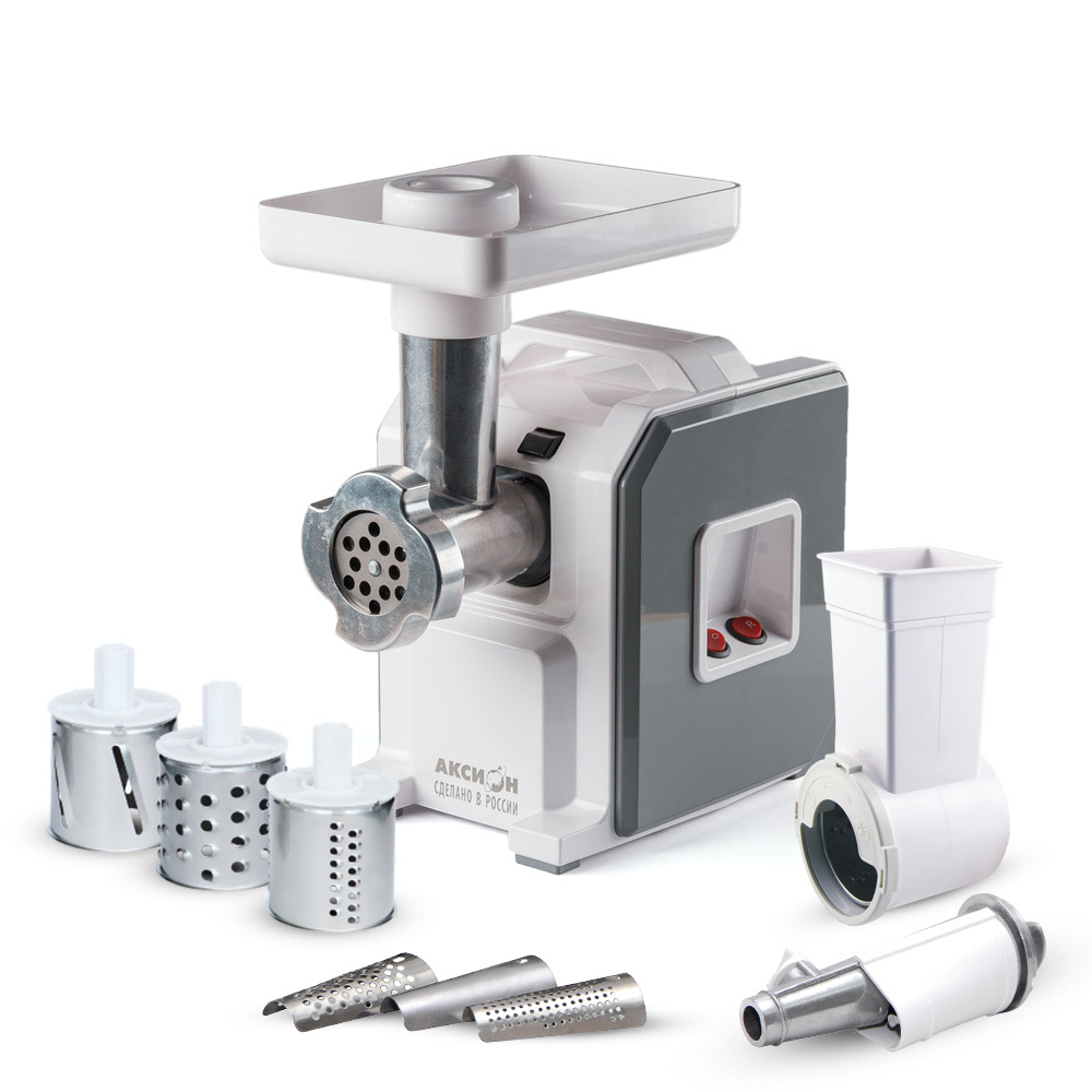 Изображение товара Электрическая мясорубка Аксион М43.02 1900 Вт стильный дизайн прочная конструкция