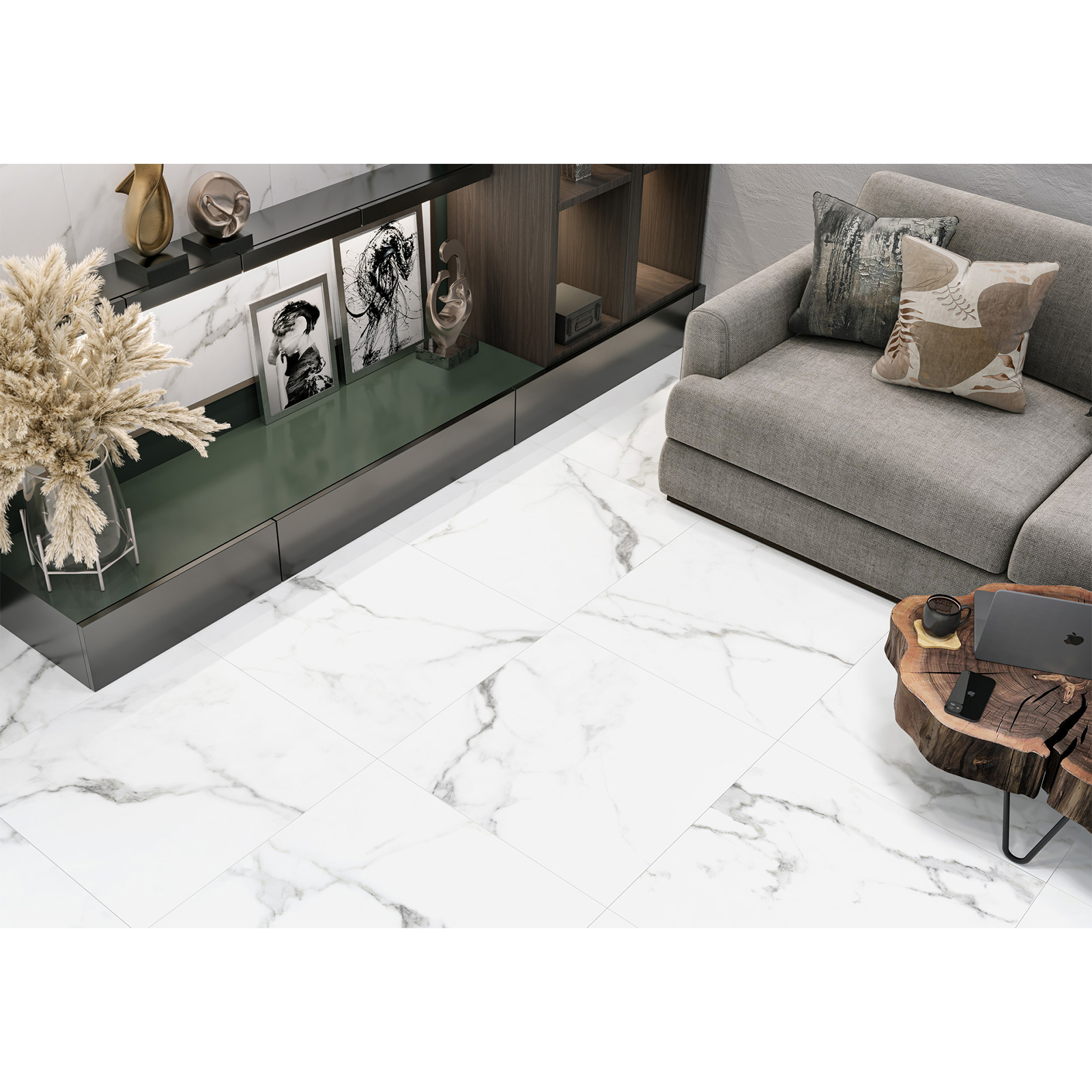 Изображение товара Керамогранит Artkera group Calacatta 6060CLL15M 60x60см цвет белый