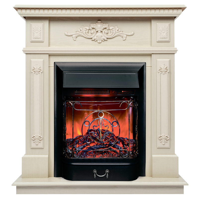 Изображение товара Каминокомплект Realflame Lilian с очагом Majestic Lux BL 1550Вт жемчуг ледяной