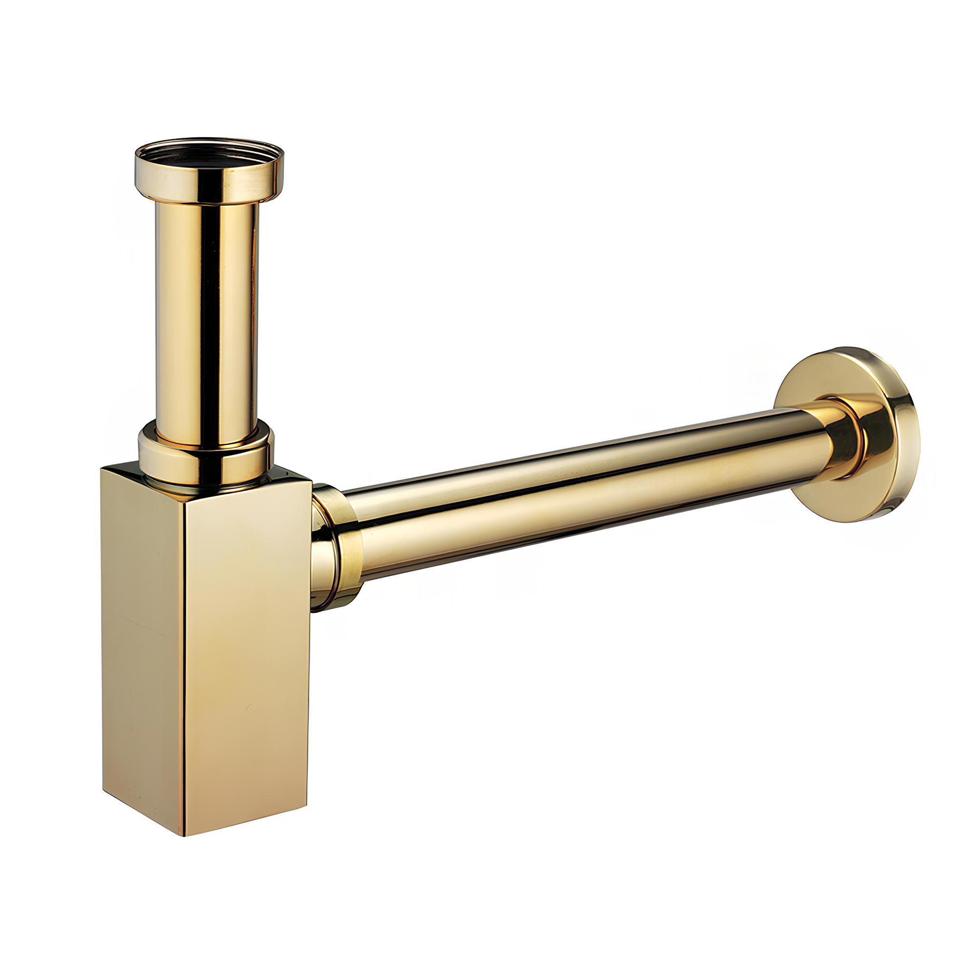 Изображение товара Сифон для ванны Do.korona D40 мм золотой DK-811A