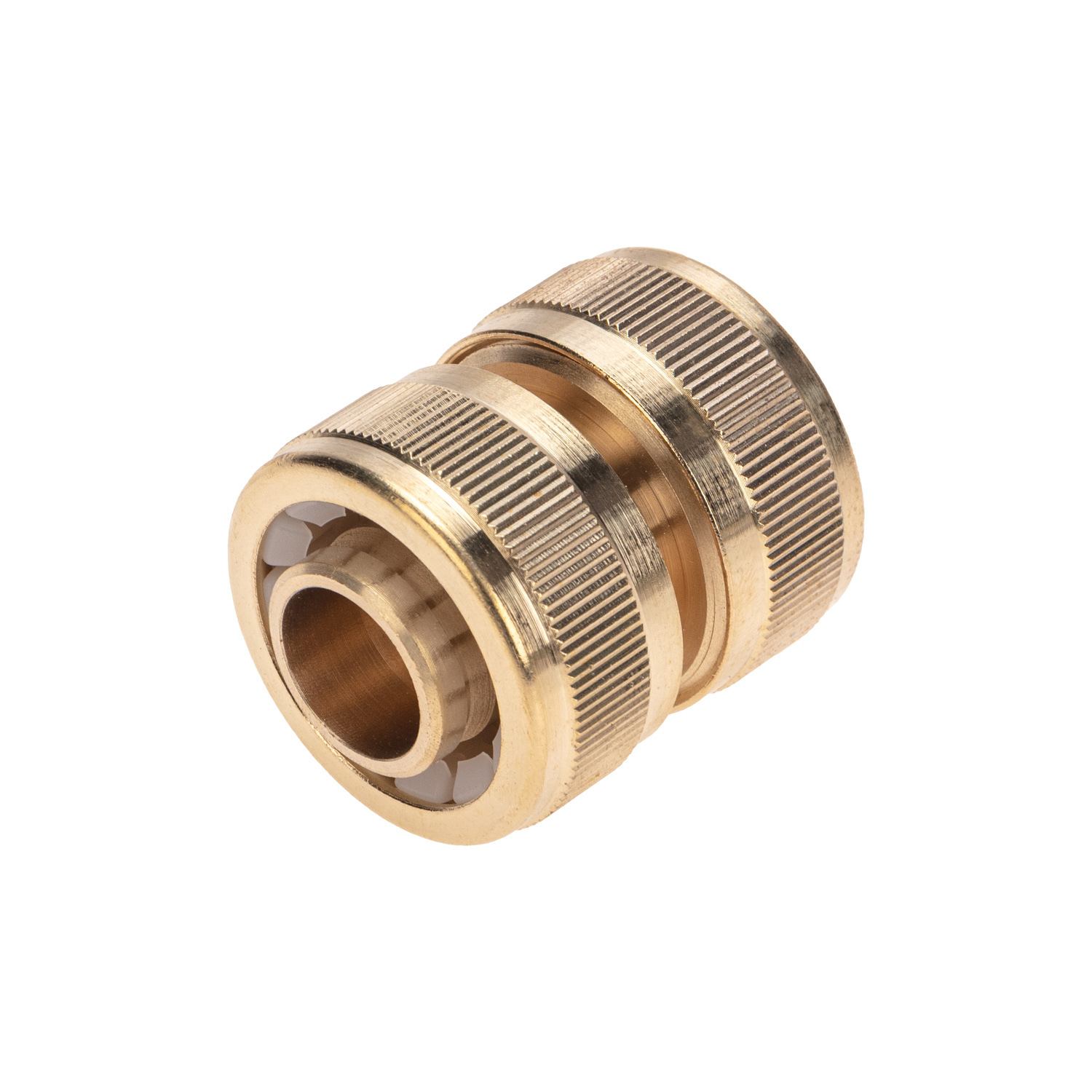 Изображение товара Муфта соединительная Четыре Сезона латунная для шланга 3/4