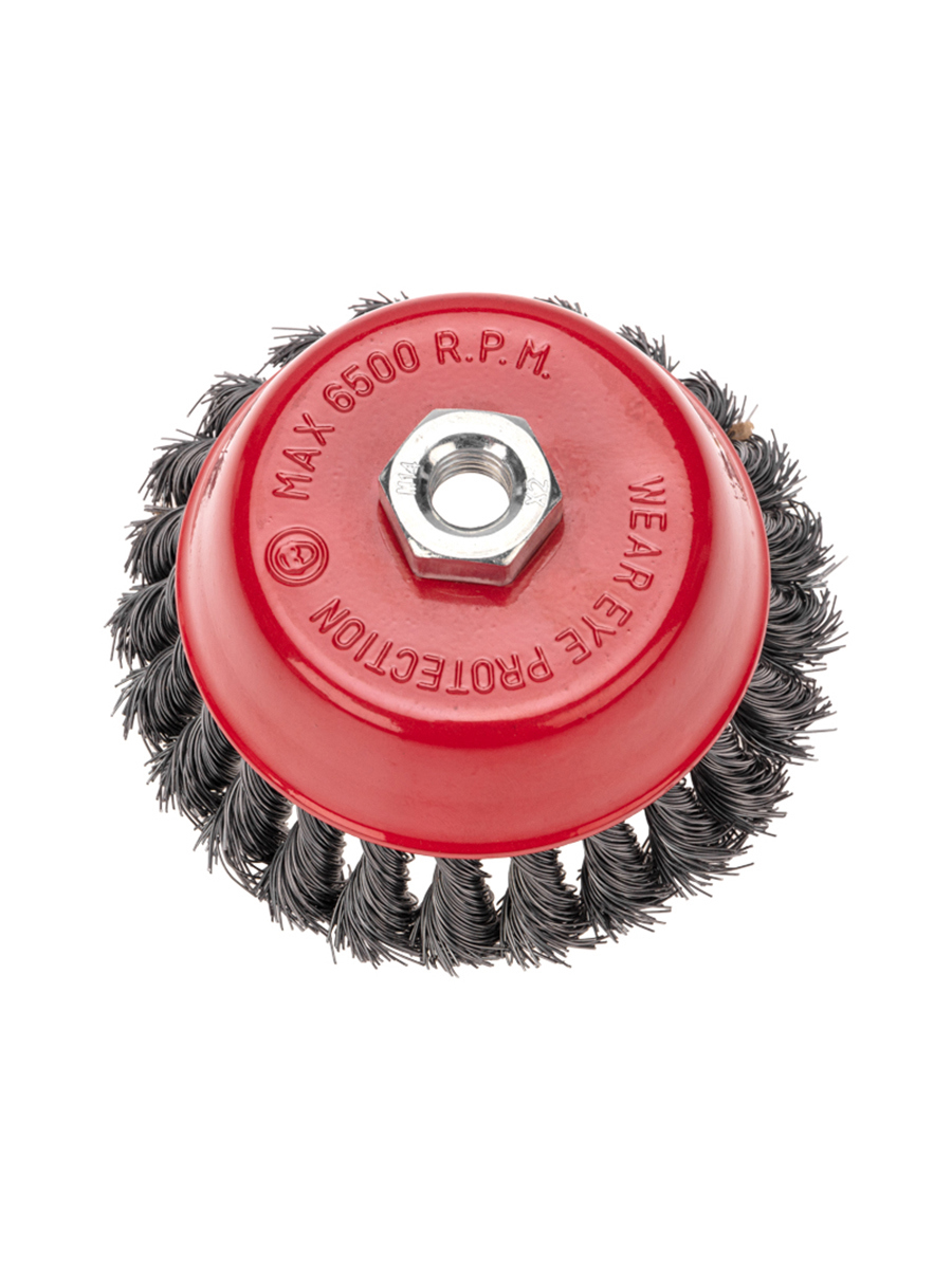 Изображение товара Кордщетка чашка для УШМ Kranz KR-91-1235 M14x125 мм профессиональный инструмент