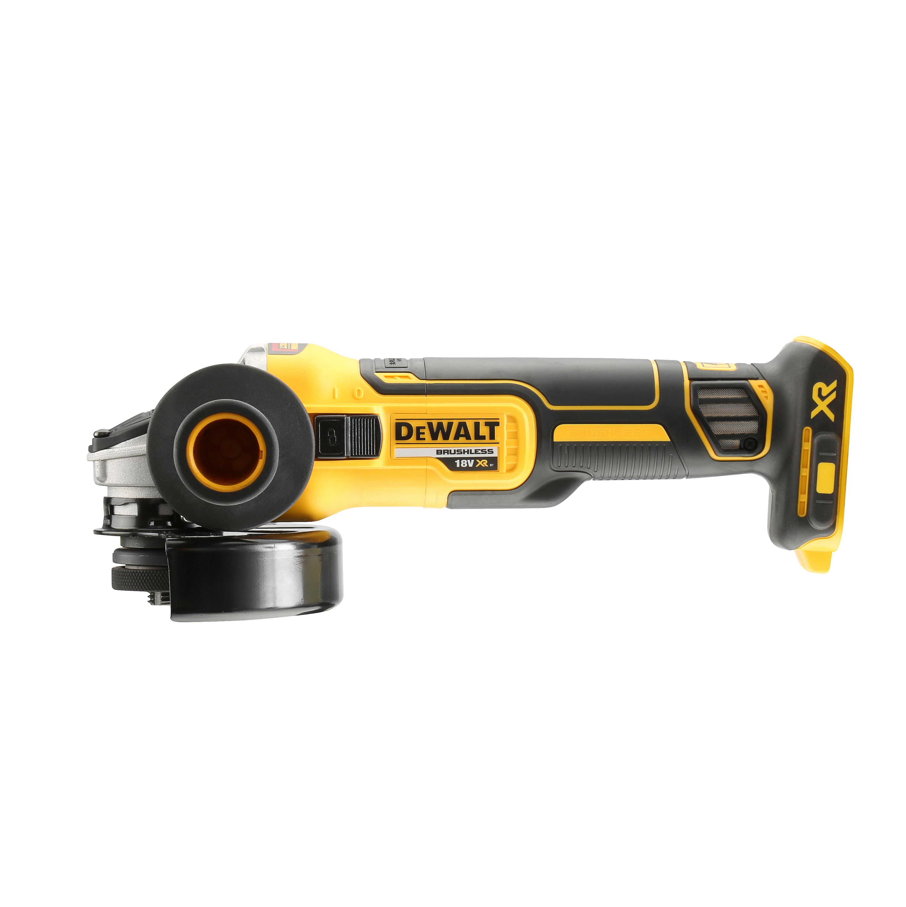 Изображение товара УШМ аккумуляторная бесщеточная Dewalt XR DCG405N, 18 В, 125 мм, без АКБ и ЗУ