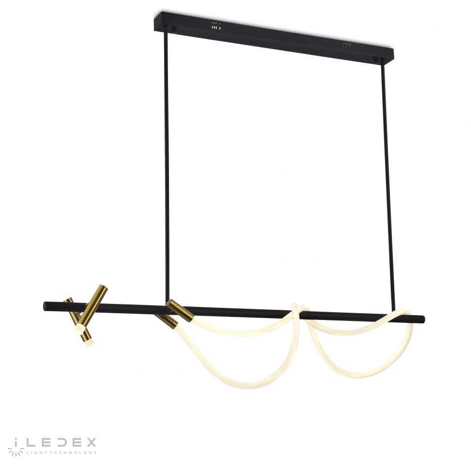 Изображение товара Светильник подвесной светодиодный Iledex 2314-1200 SB нейтральный белый черный