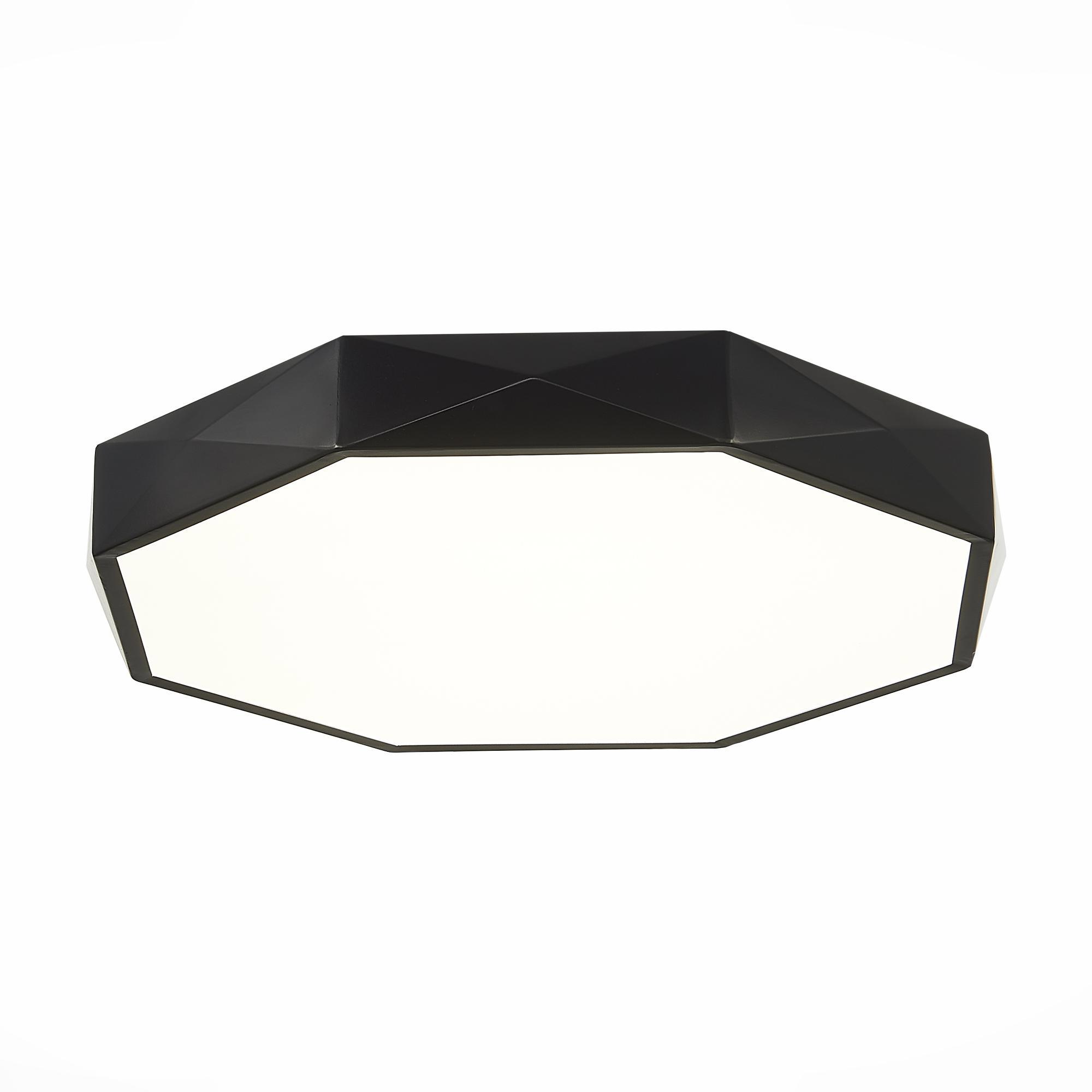 Изображение товара Люстра потолочная светодиодная EVOLUCE RONDO 45W нейтральный белый свет черный