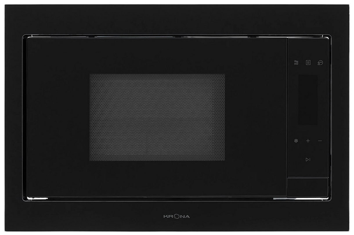 Изображение товара Встраиваемая микроволновая печь Krona ESSEN 60 BL 591405 31 л 59.2x39x40.1 см цвет черный