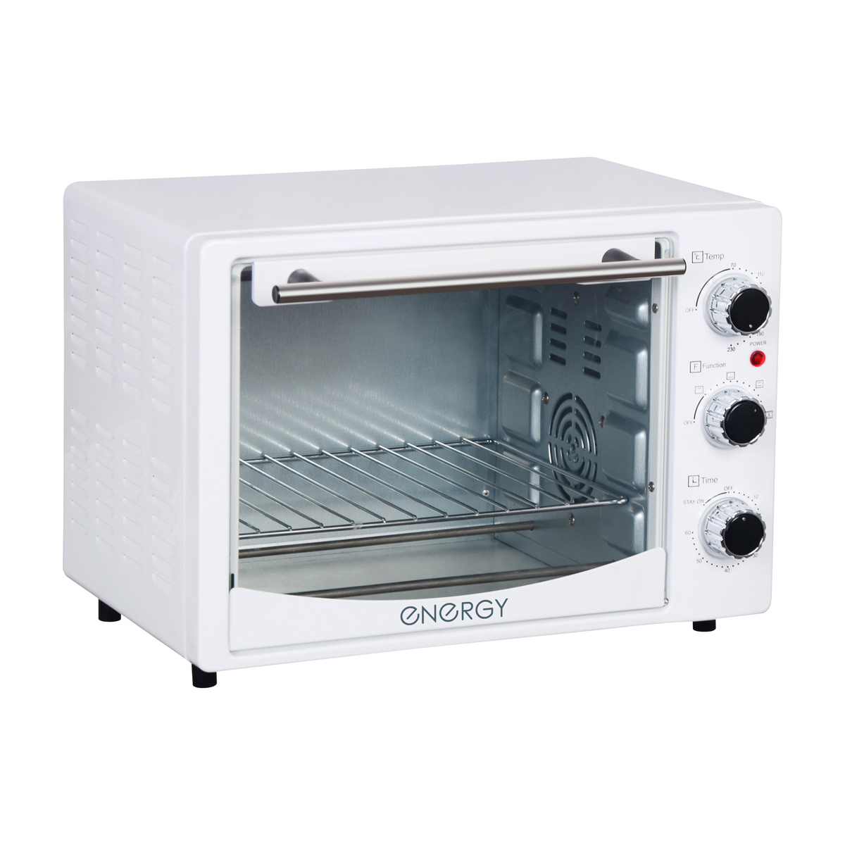 Изображение товара Электропечь ENERGY 1380 Вт 20л белая для выпекания и подогрева