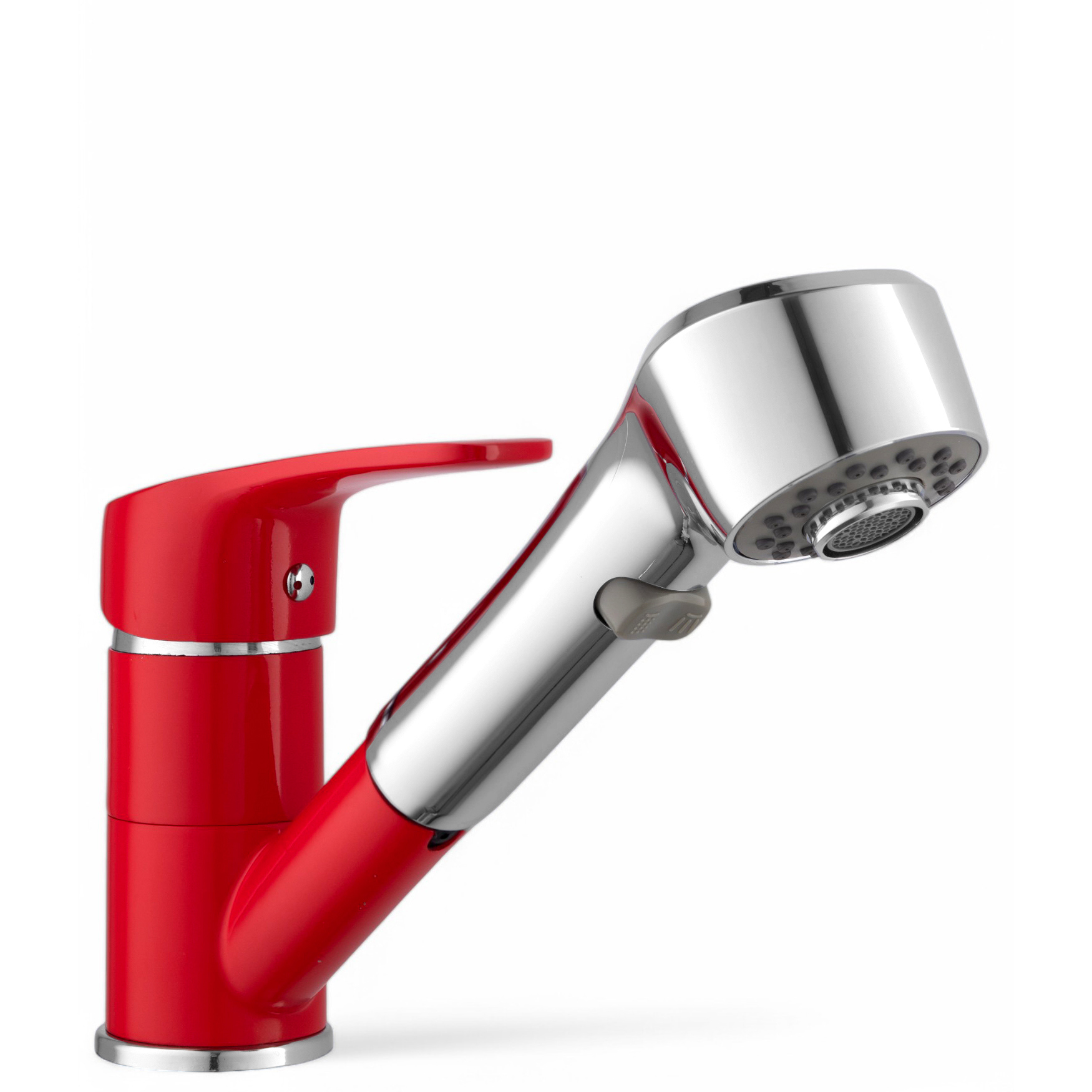 Изображение товара Смеситель для кухни Potato P6041-5 поворотный излив 14 см цвет красный