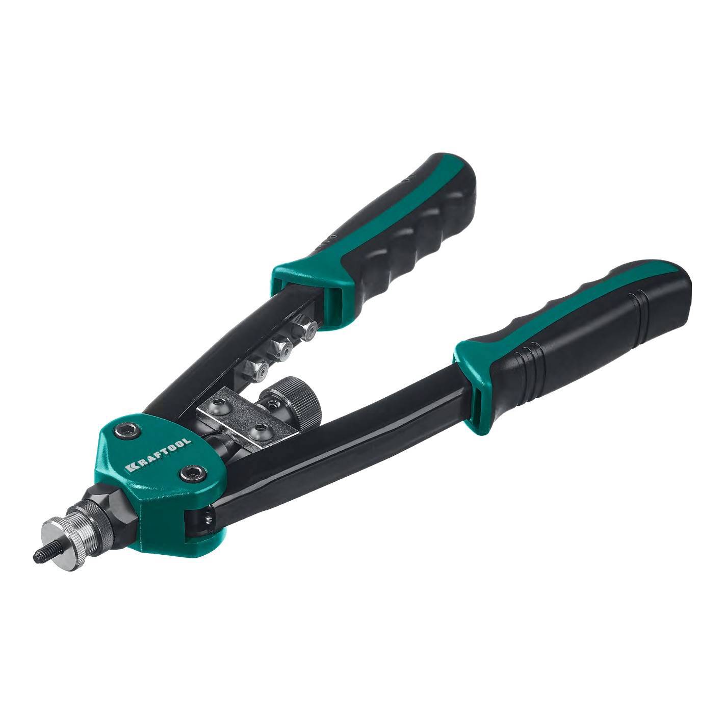 Изображение товара Заклепочник ручной двуручный Kraftool 31181 3.2-6.4 мм для вытяжных и резьбовых заклепок