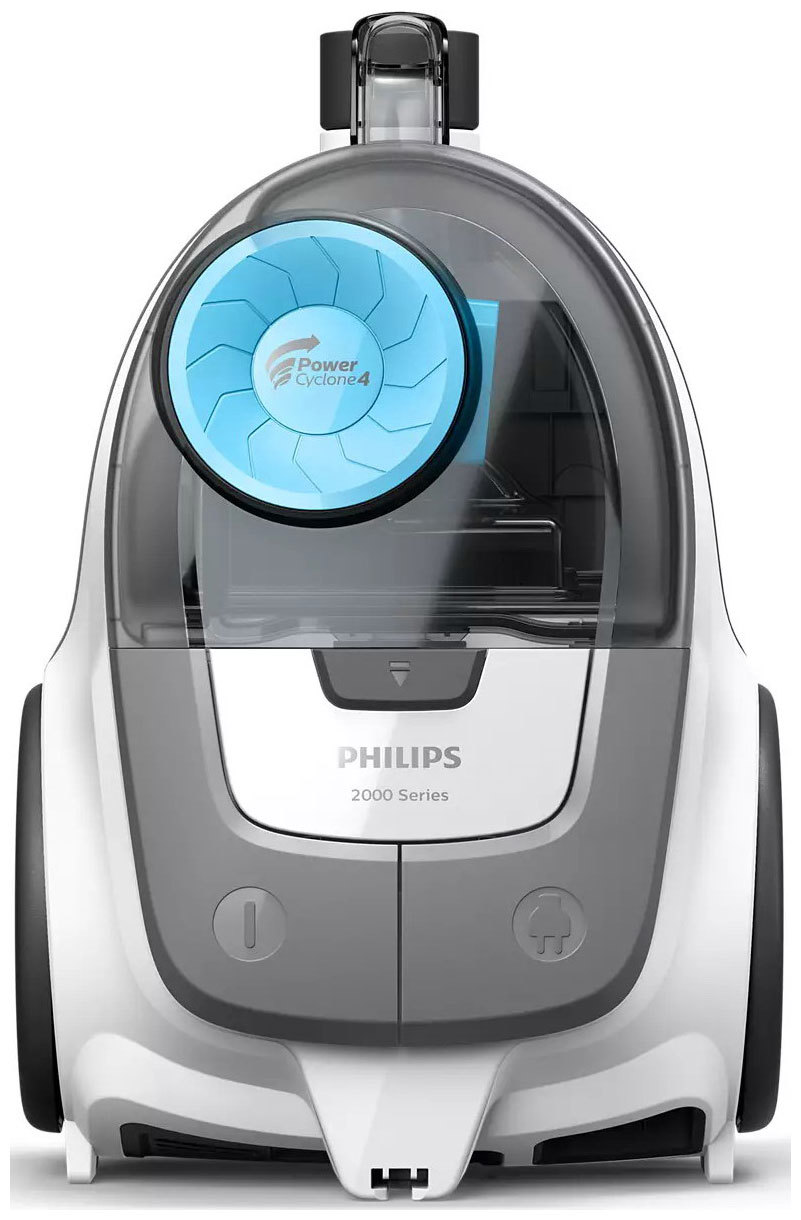 Изображение товара Пылесос с контейнером Philips Xb2023/01 1800 Вт 1.3 л цвет белый голубой Изображение товара Пылесос с контейнером Philips Xb2023/01 1800 Вт 1.3 л цвет белый голубой