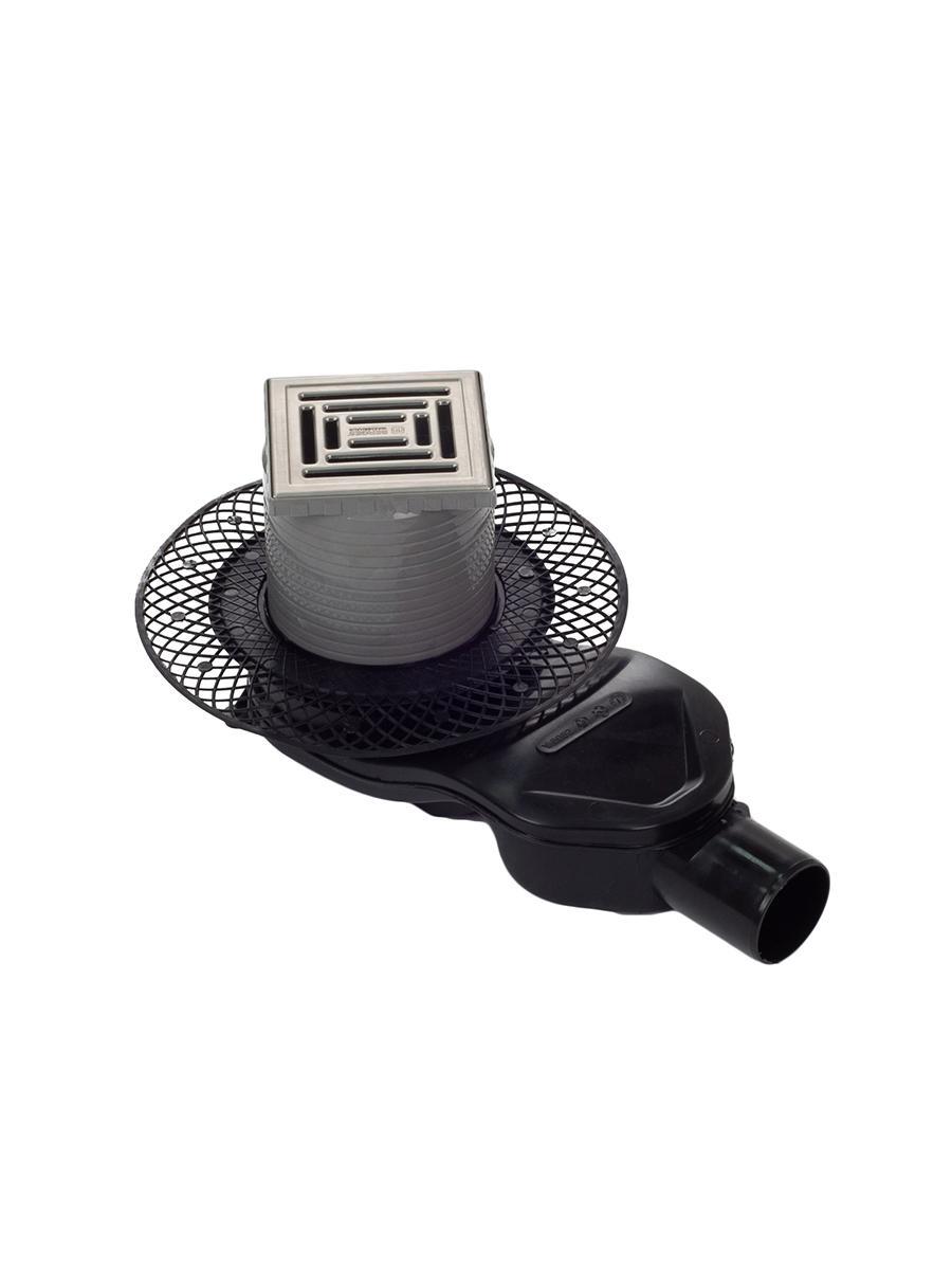 Изображение товара Душевой трап Berges Platz Uno 150x150 90170 из нержавеющей стали, матовый хром