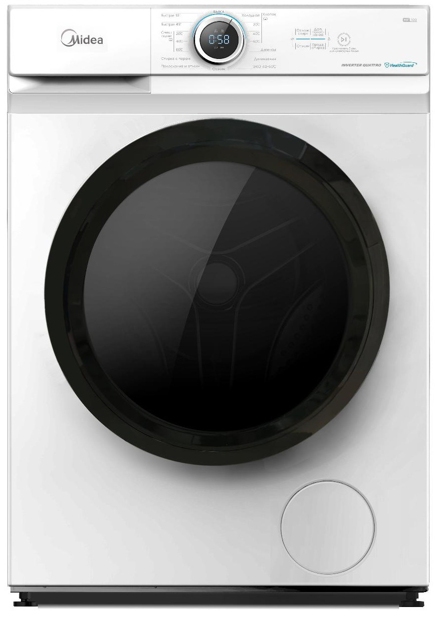 Изображение товара Стиральная машина Midea MF100W70BSW-RU 7 кг фронтальная инверторная