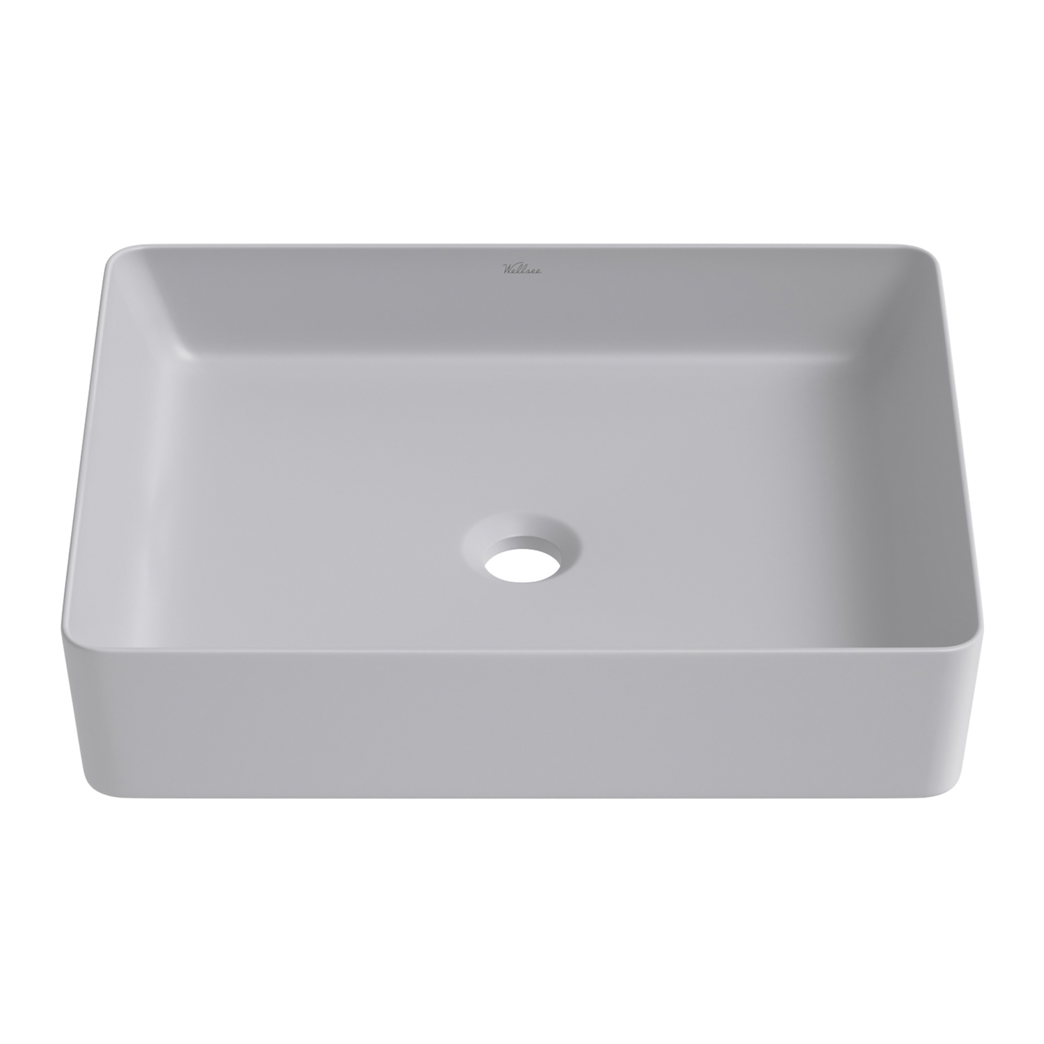 Изображение товара Накладная раковина для ванной Wellsee FreeDom 2.0 51 см матовый серый