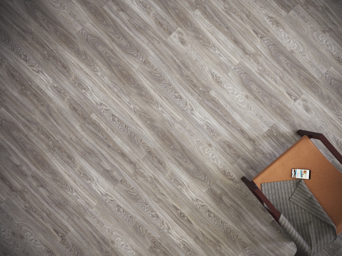 Изображение товара Кварц-виниловая плитка Fine Floor FF-WOOD Дуб Бран 42 класс 4.5 мм с замковым соединением