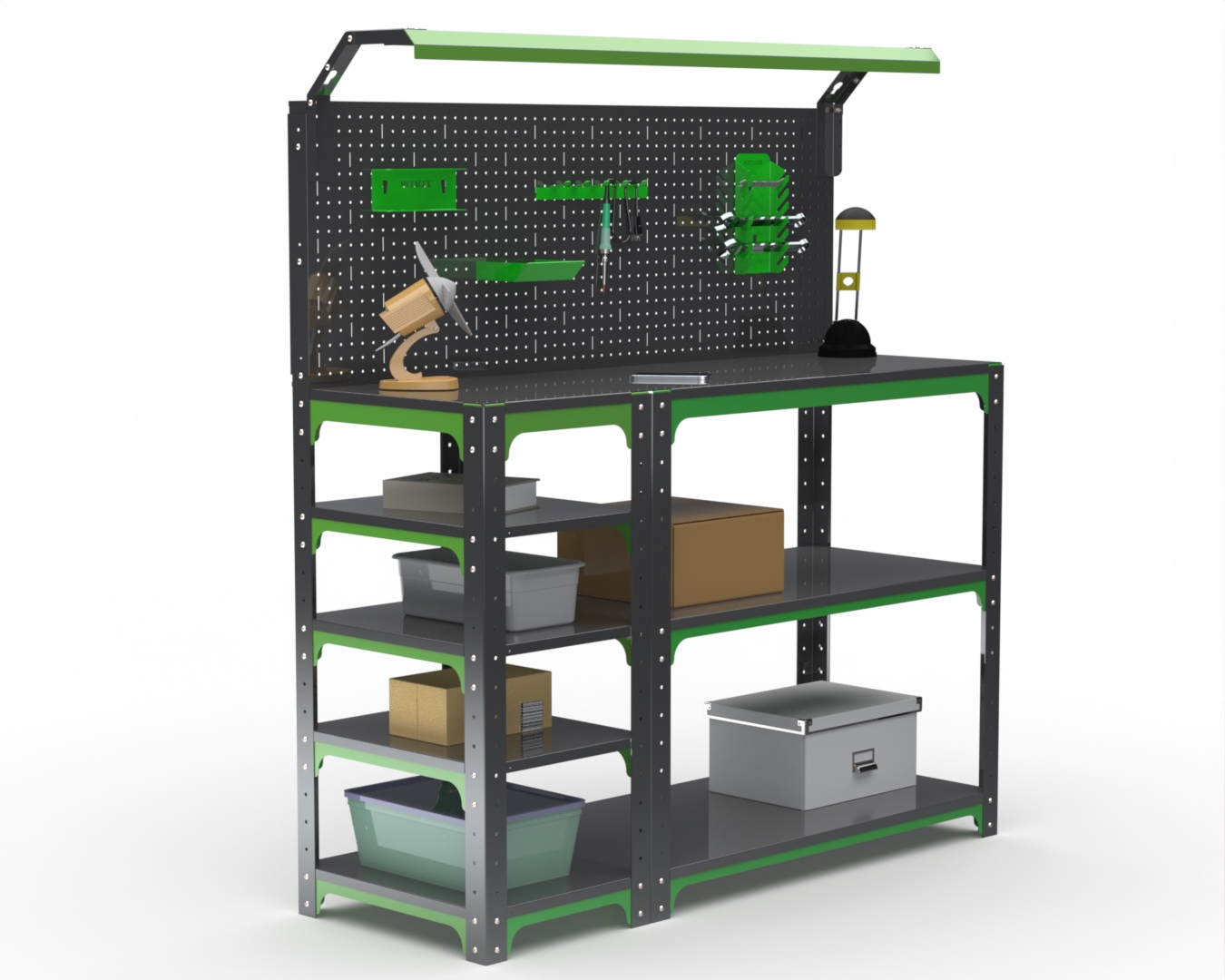 Изображение товара Стол-верстак Metalex Kit 204284 с максимальной нагрузкой 260 кг