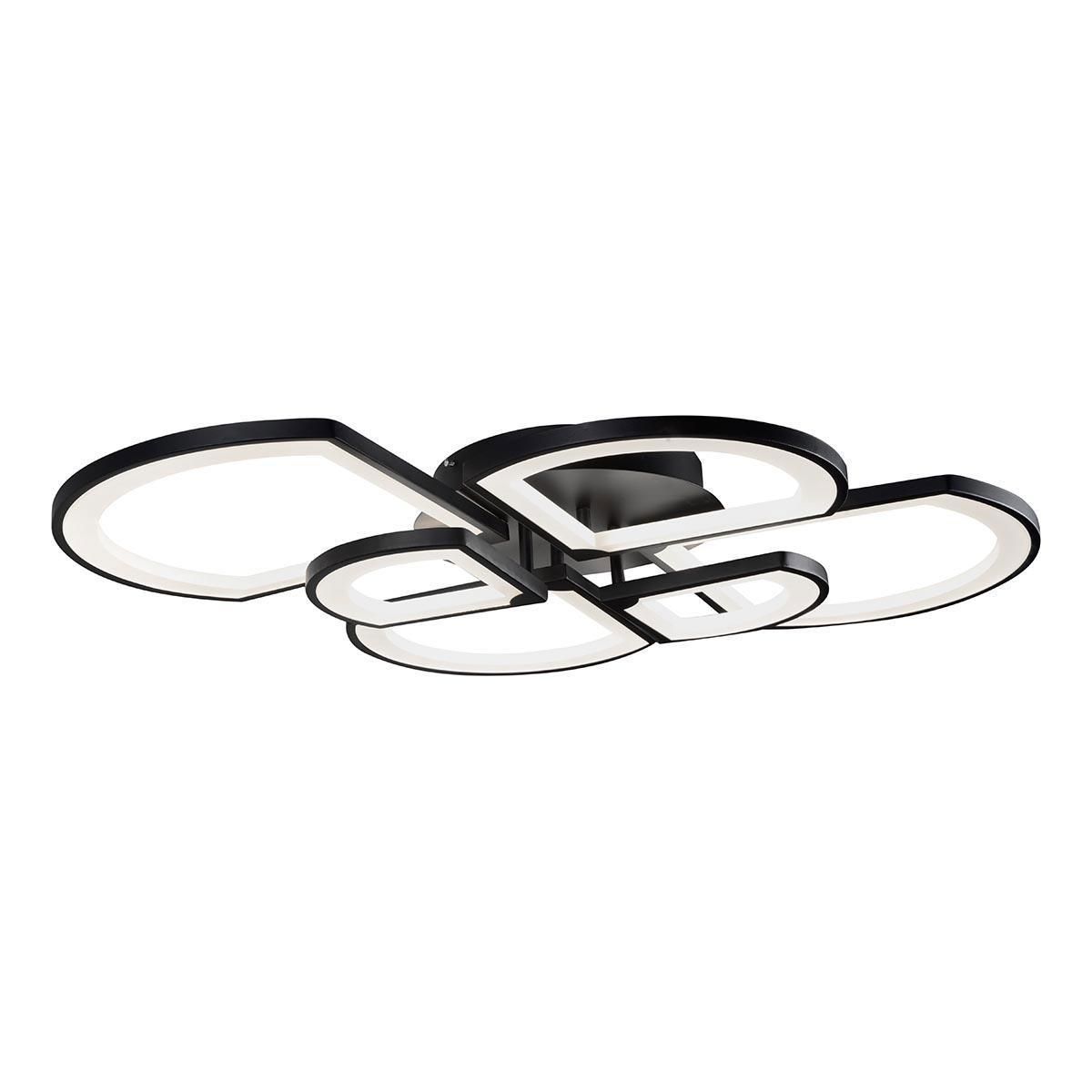 Изображение товара Люстра потолочная светодиодная iLedex 6882_6 BK с пультом управления