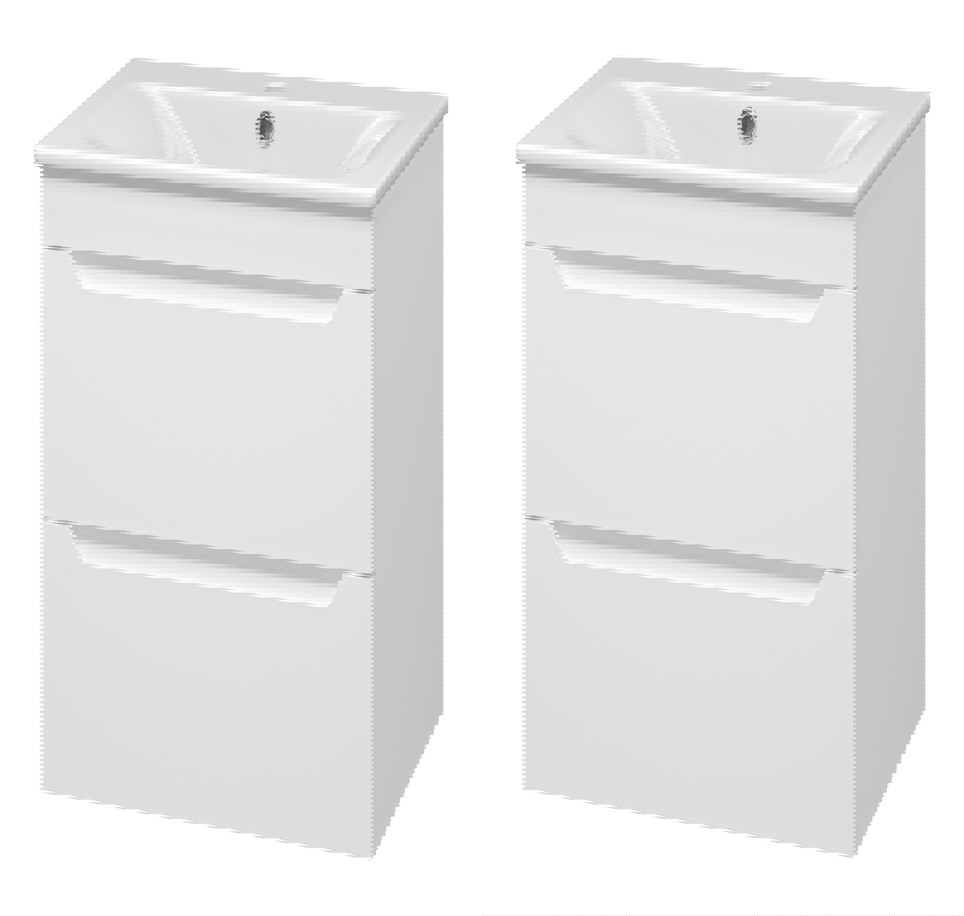 Изображение товара Тумба Misty Бриз 59 см белая с раковиной Изображение товара Тумба Misty Бриз 59 см белая с раковиной