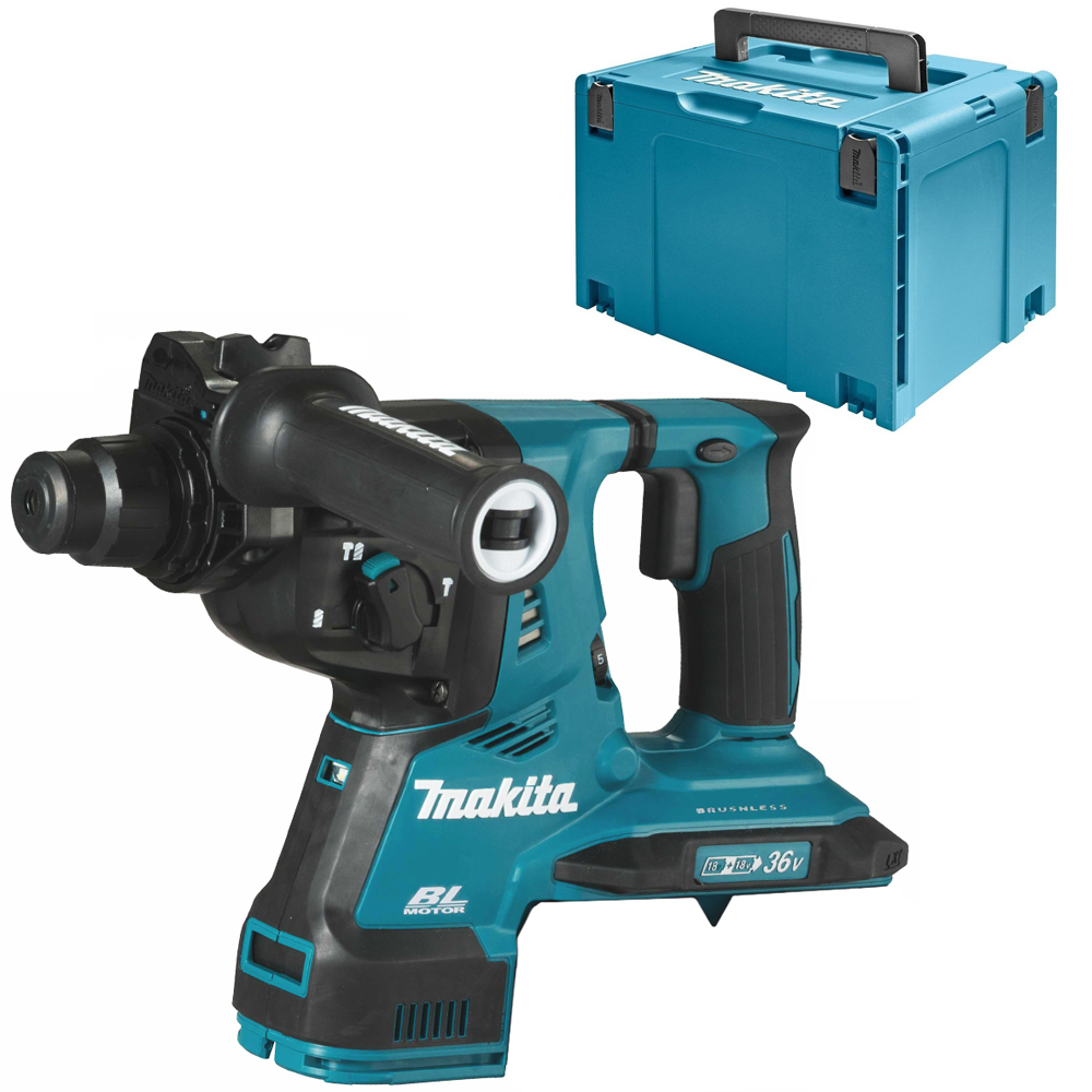 Изображение товара Перфоратор аккумуляторный Makita DHR282ZJ SDS+ 28Дж 36В Li-Ion без АКБ и ЗУ