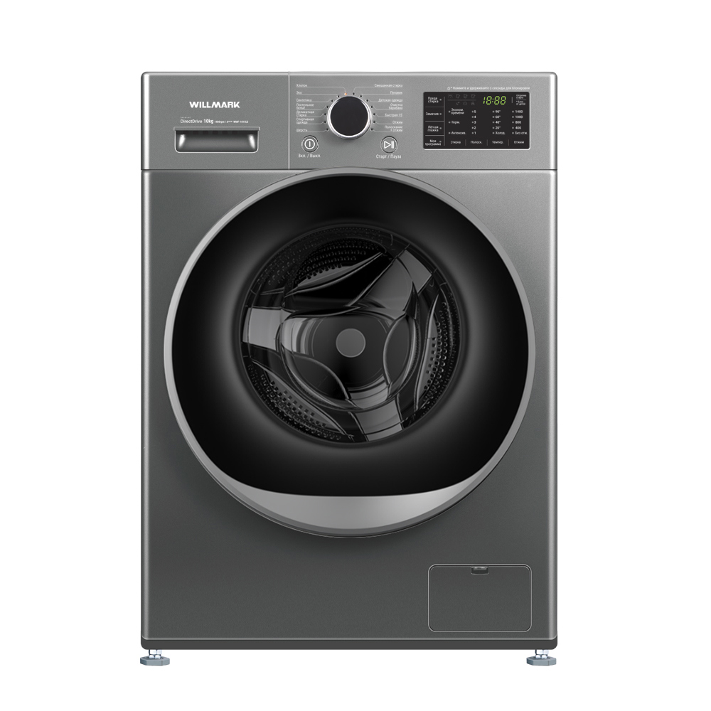 Изображение товара Стиральная машина WILLMARK WMF-1015LG 10 кг фронтальная графитовая