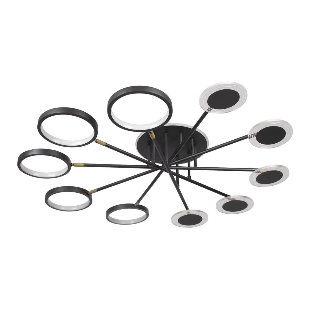 Изображение товара Потолочный светодиодный светильник LOFT IT Megan 10164M Black 17 м² теплый белый