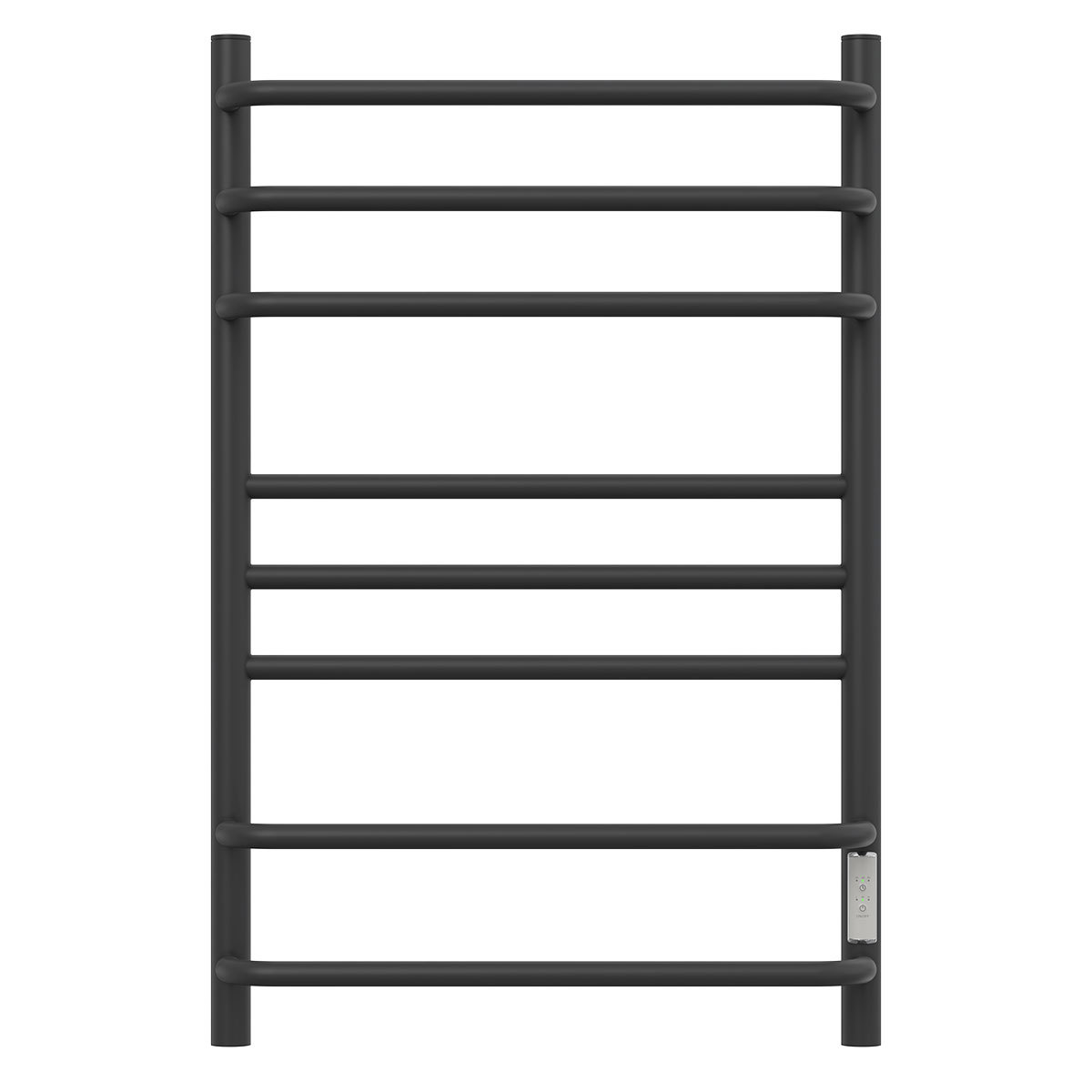 Изображение товара Полотенцесушитель электрический Point Сатурн PN90858B П8 500x800 мм 140 Вт с терморегулятором лесенка цвет черный