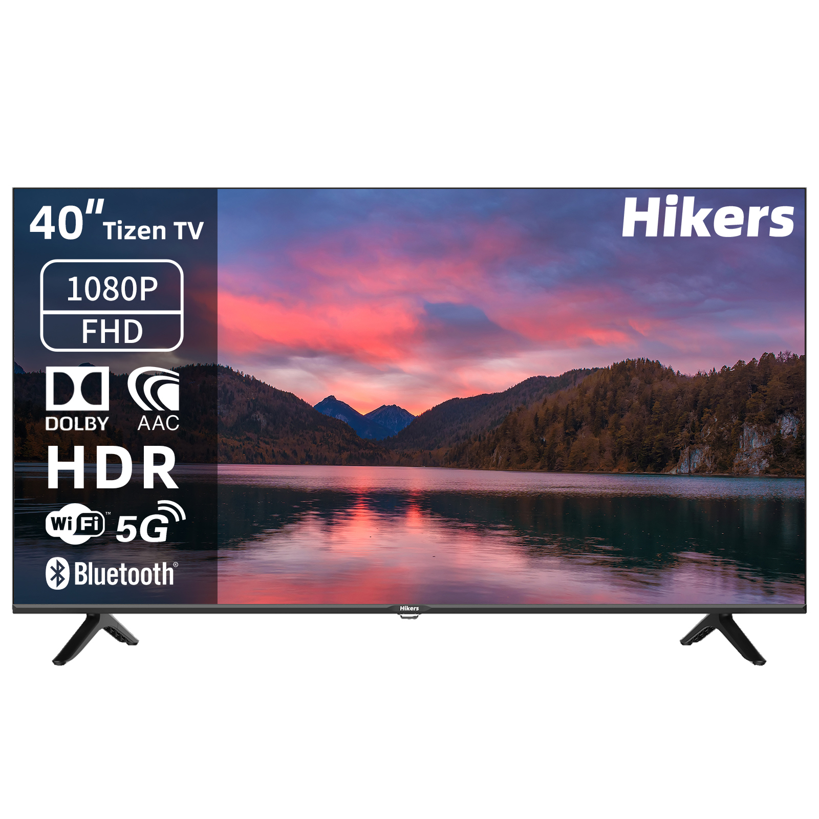 Изображение товара Телевизор Hikers 40HTF01 Full HD 40" 101.6 см цвет черный