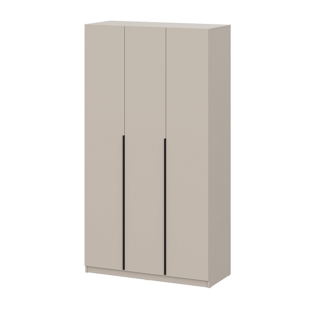 Изображение товара Шкаф распашной Sv-мебель 120x219 см с полками ящиками и штангой бежевый