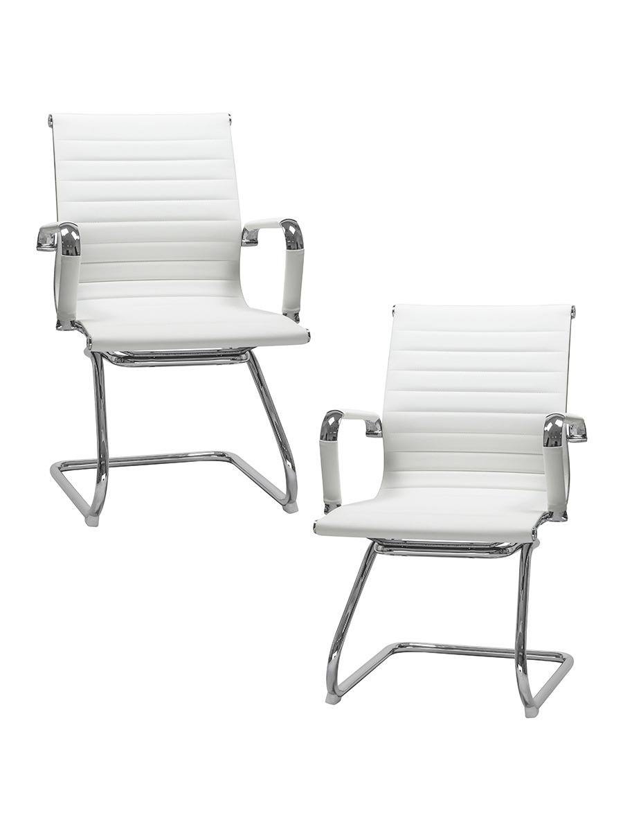 Изображение товара Офисное кресло Dobrin Cody lmr-102n белое для посетителей качество и надежность