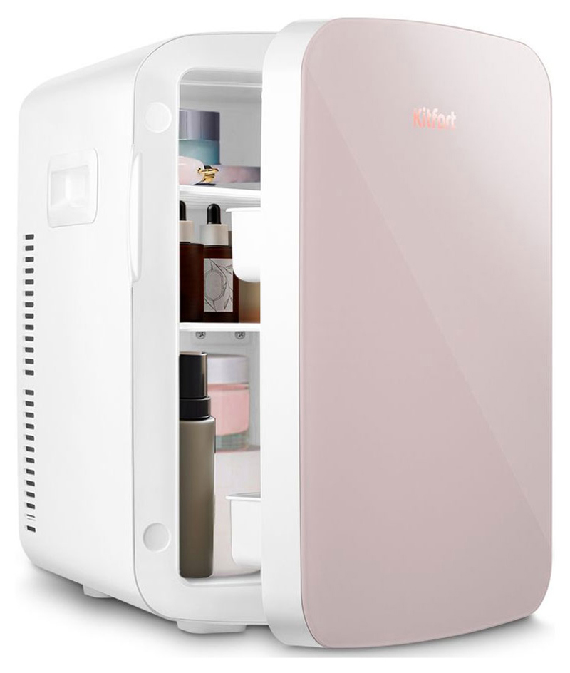 Изображение товара Холодильник для косметики Kitfort КТ-4118 33.3x38 см цвет белый/розовый