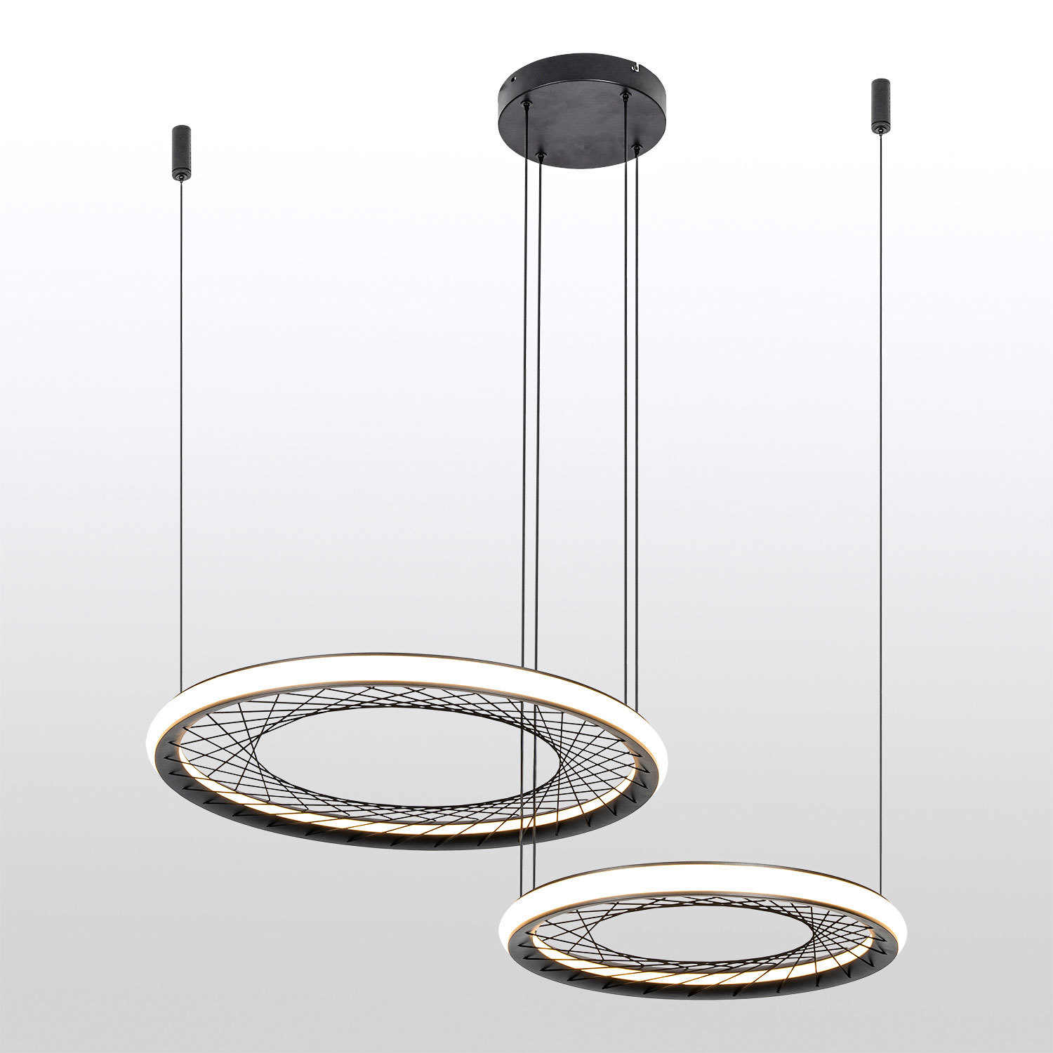 Изображение товара Люстра подвесная светодиодная Lussole Macon Lsp-7306 стиль современный 39 м² IP20