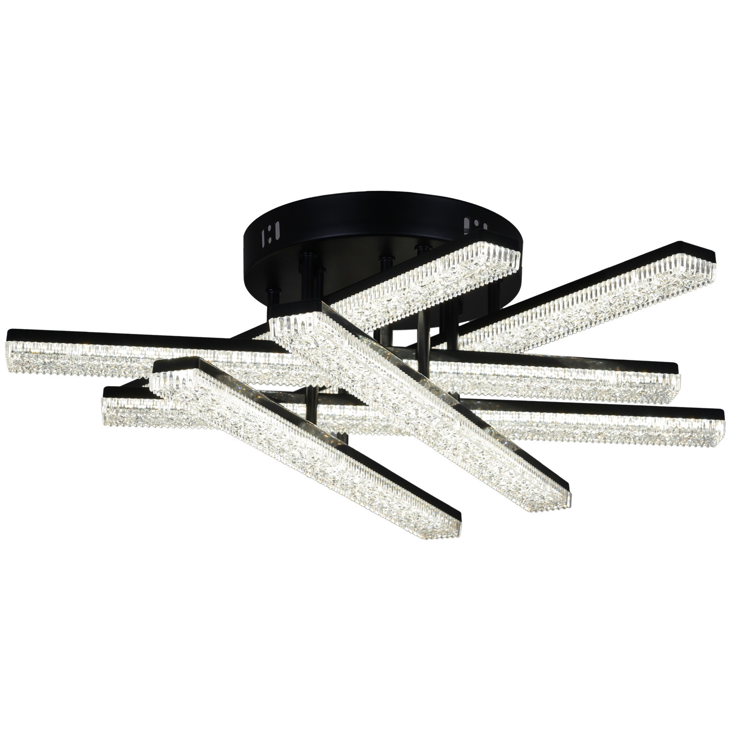 Изображение товара Люстра потолочная светодиодная Reluce 03749-3.3-06C с пультом управление черная