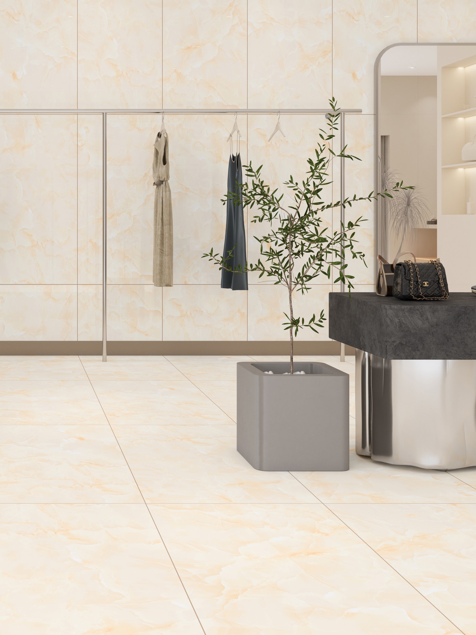 Изображение товара Керамогранит Eternal 60x120 см onix sandy для стен и пола