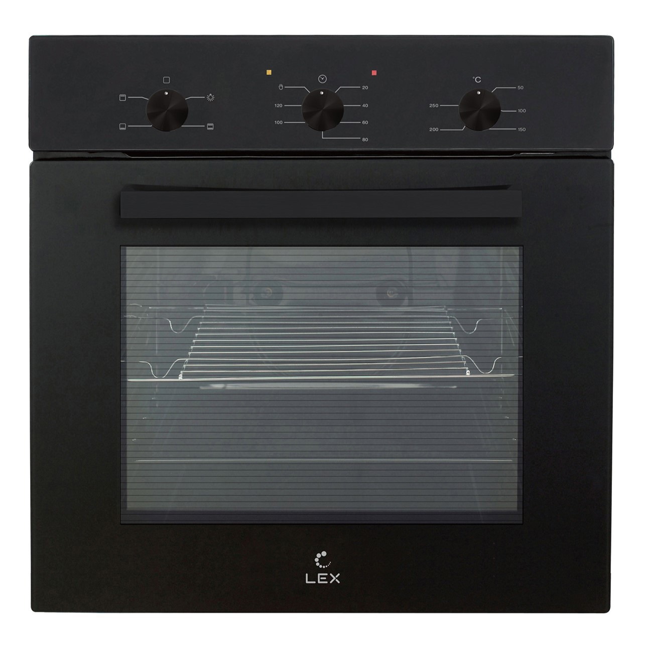 Изображение товара Встраиваемый духовой шкаф Lex Edm 042 Bbl 60x60x53 см цвет черный