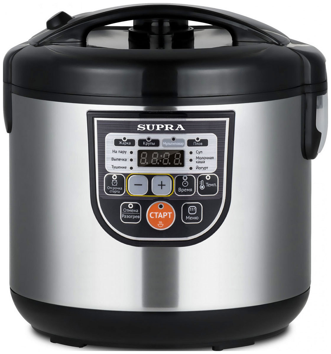 Изображение товара Мультиварка Supra MCS-5114 5 л 10 программ серебристая с электронным управлением