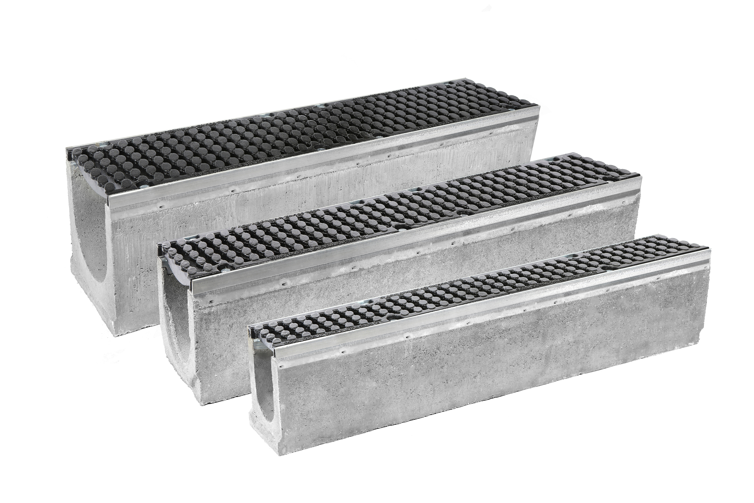 Изображение товара Лоток водосточный Aquadrenag Prom plus 1000x213x190мм Е600 серый