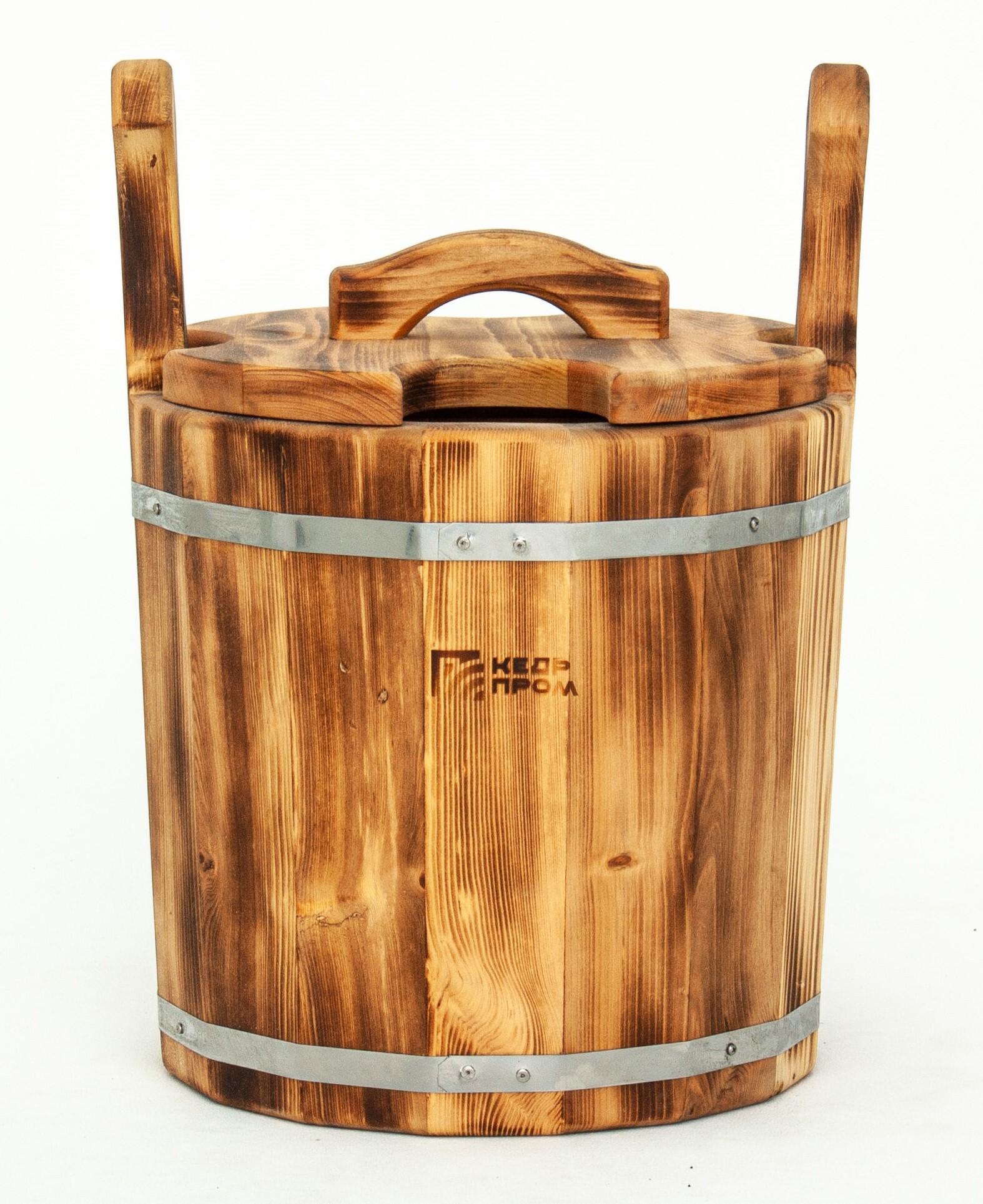 Изображение товара Запарник из кедра КедрПром 20 л обжиг ZO-20