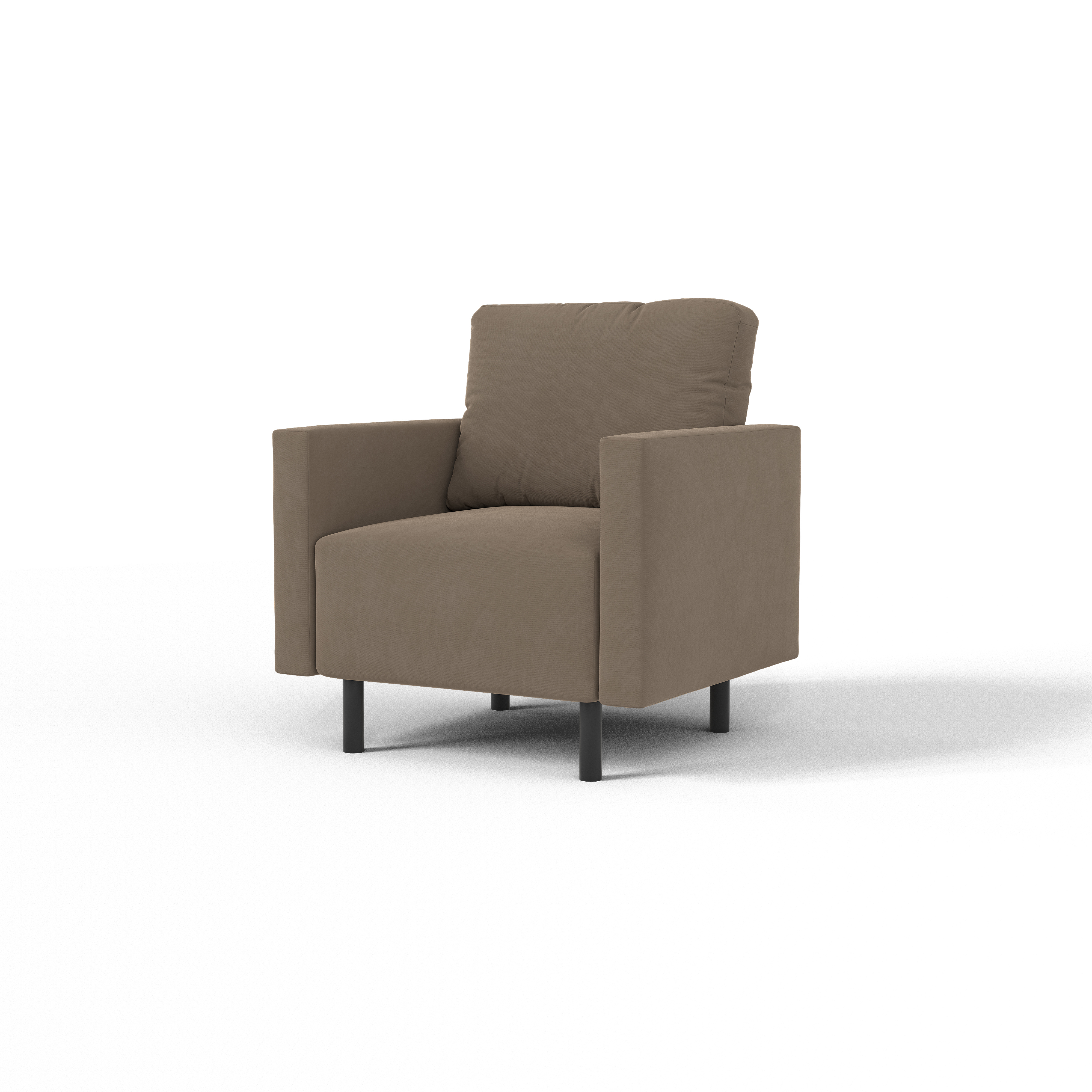 Изображение товара Кресло Salon tron Сканди коричневое 71x85x66 см