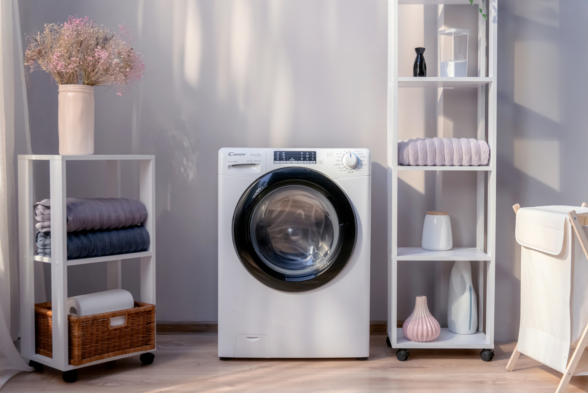 Изображение товара Стиральная машина Candy CSOW43646TWMB-07 6 кг фронтальная сушилка белая