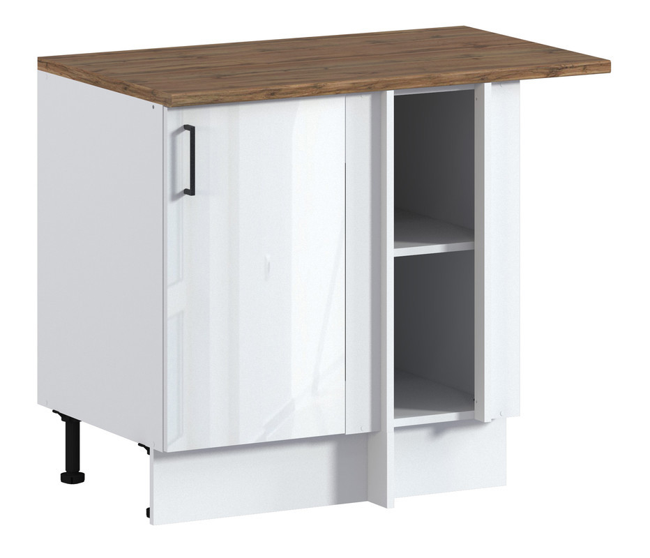 Изображение товара Модуль БЕРН Столплит 100x85.6x60 см ЛДСП цвет белый