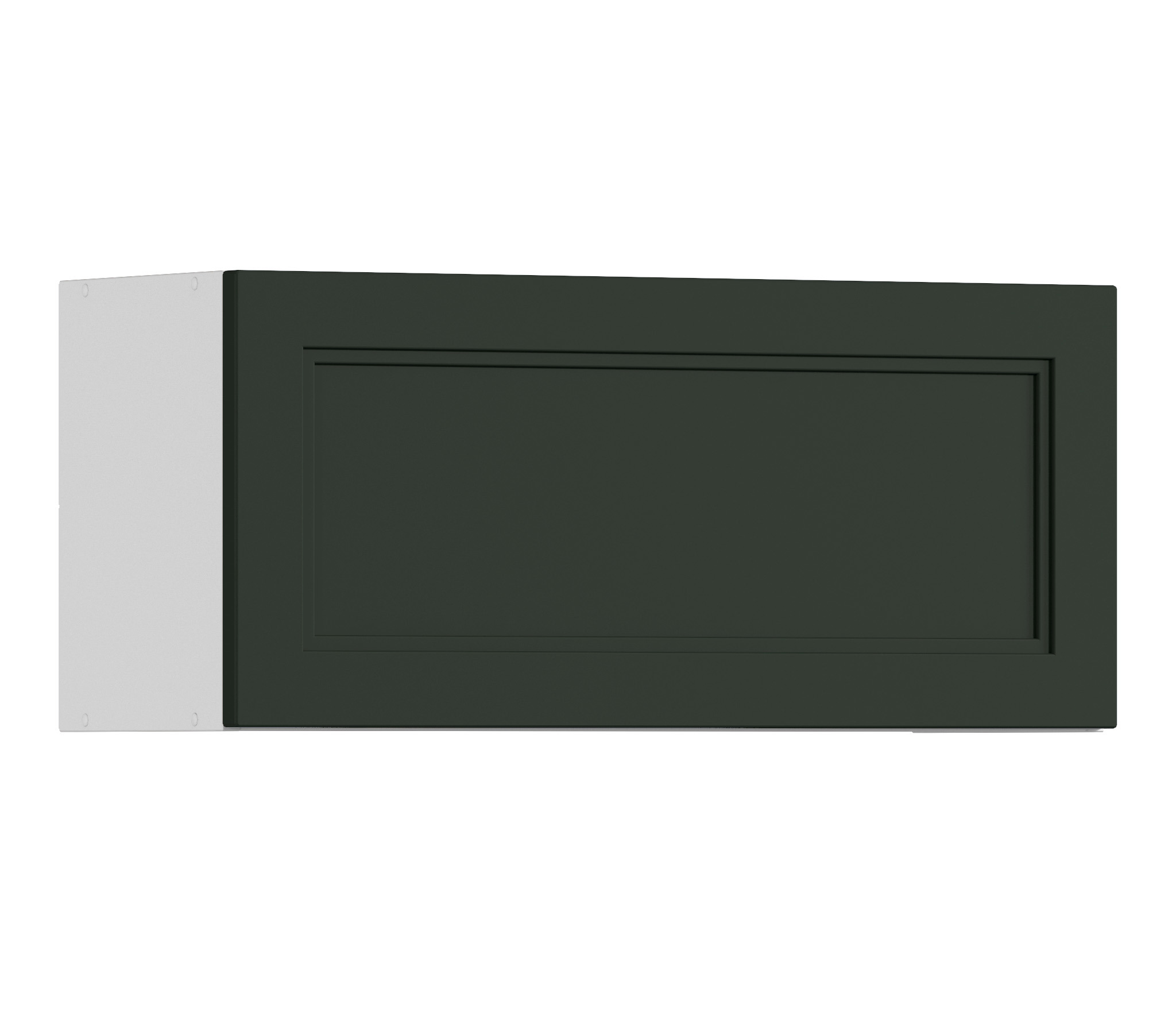 Изображение товара Навесной шкаф Регина 80х36х29 см МДФ и ЛДСП зеленый стильный