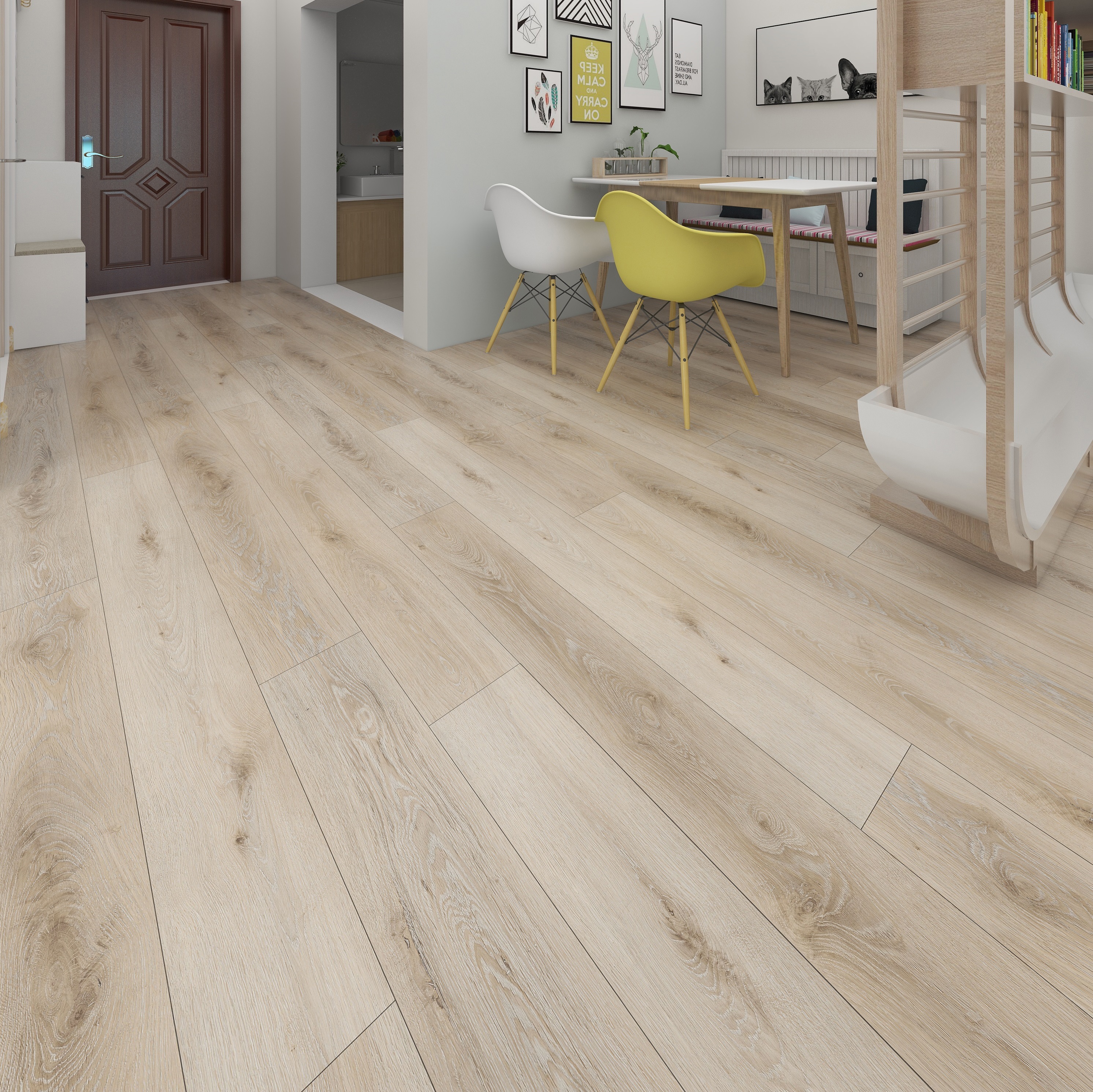 Изображение товара SPC плитка Floorwood Unit Дуб Алерана 43 класс толщина 4 мм 2.6352 м², цена за упаковку