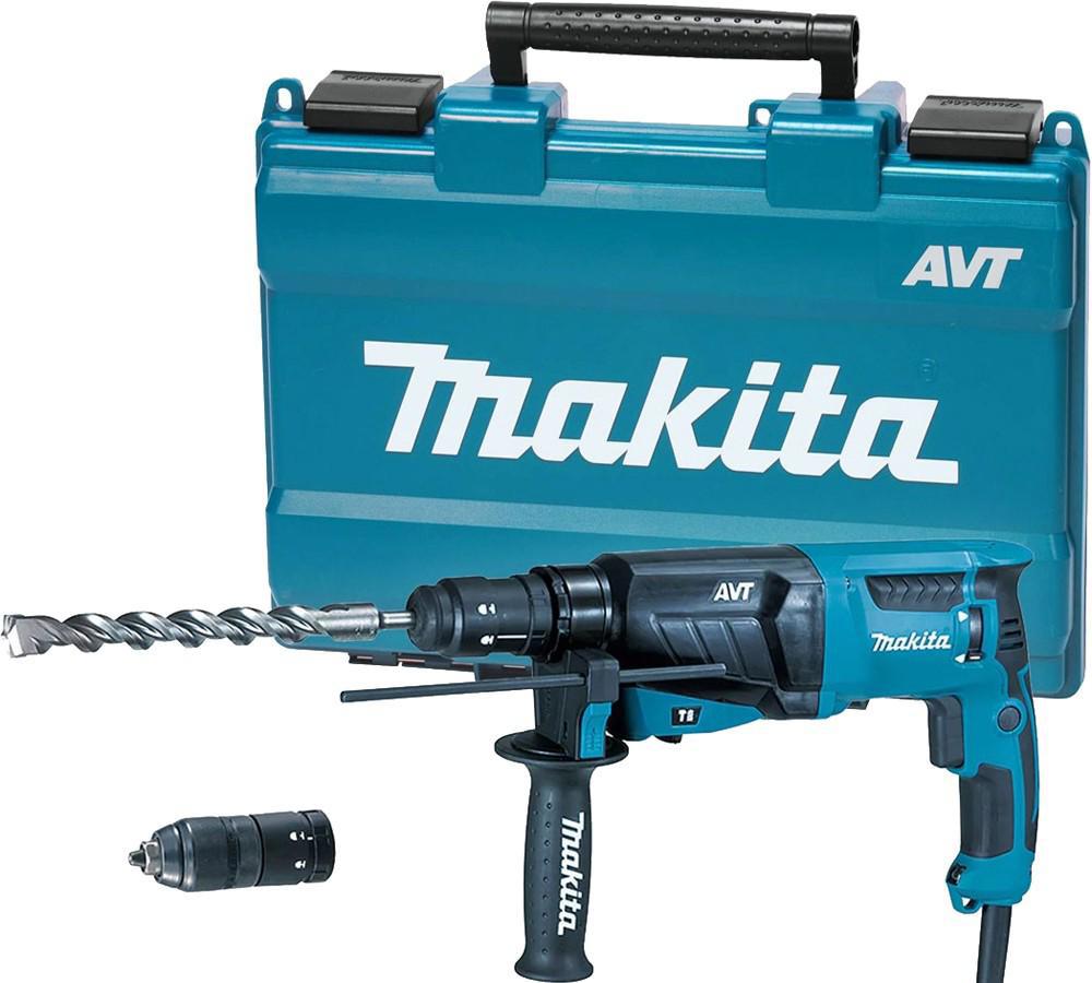 Изображение товара Перфоратор сетевой SDS-plus Makita HR2631FT, 800 Вт, 2.7 Дж Изображение товара Перфоратор сетевой SDS-plus Makita HR2631FT, 800 Вт, 2.7 Дж
