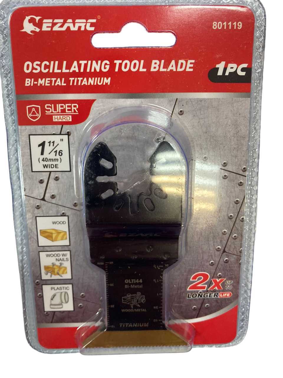 Изображение товара Универсальное полотно для реноватора EZARC 801119 40 мм для резки металла дерева пластика