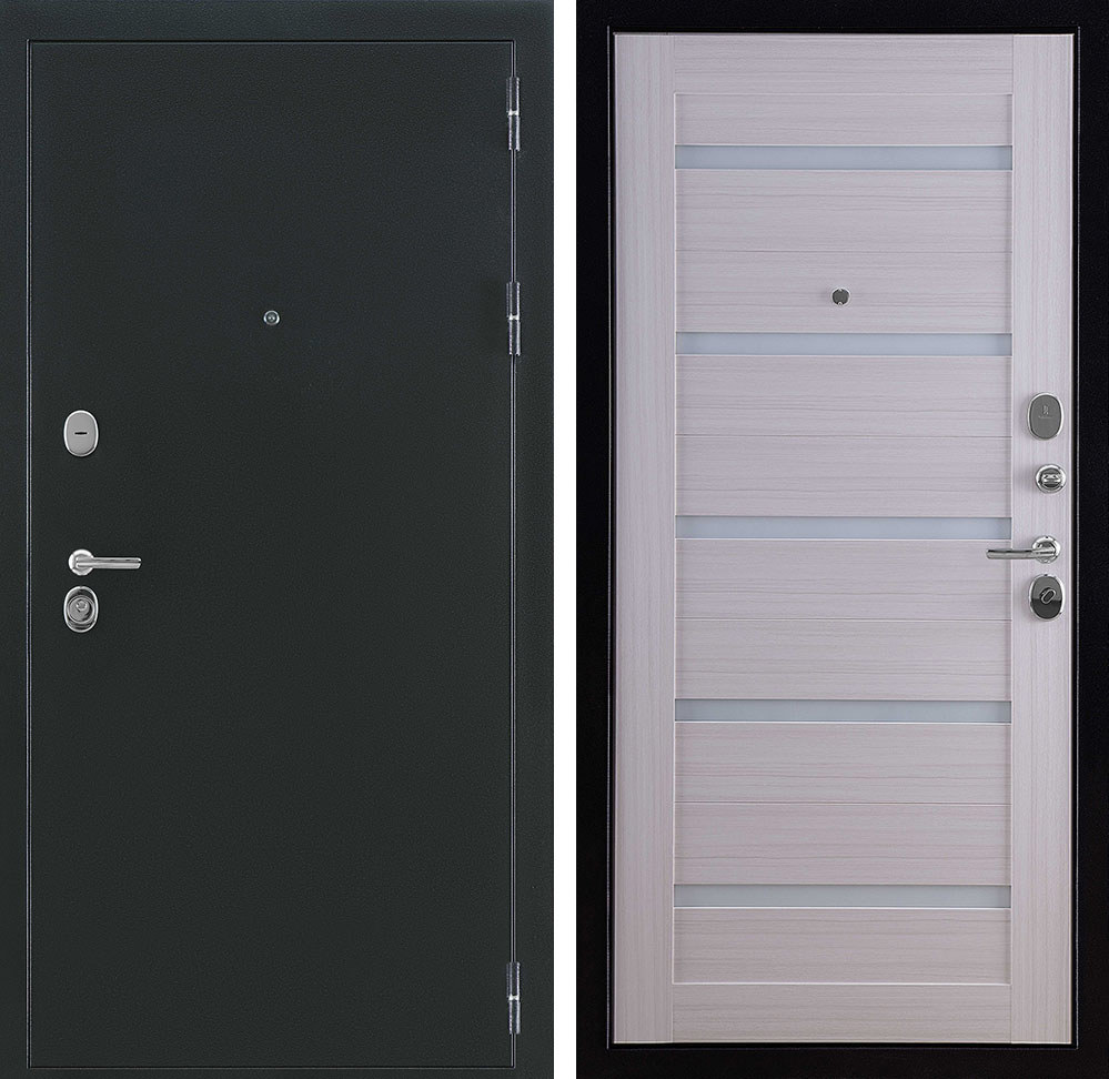 Изображение товара Входная дверь Двери регионов Президент Х7 правый 205x96.5см сандал белый