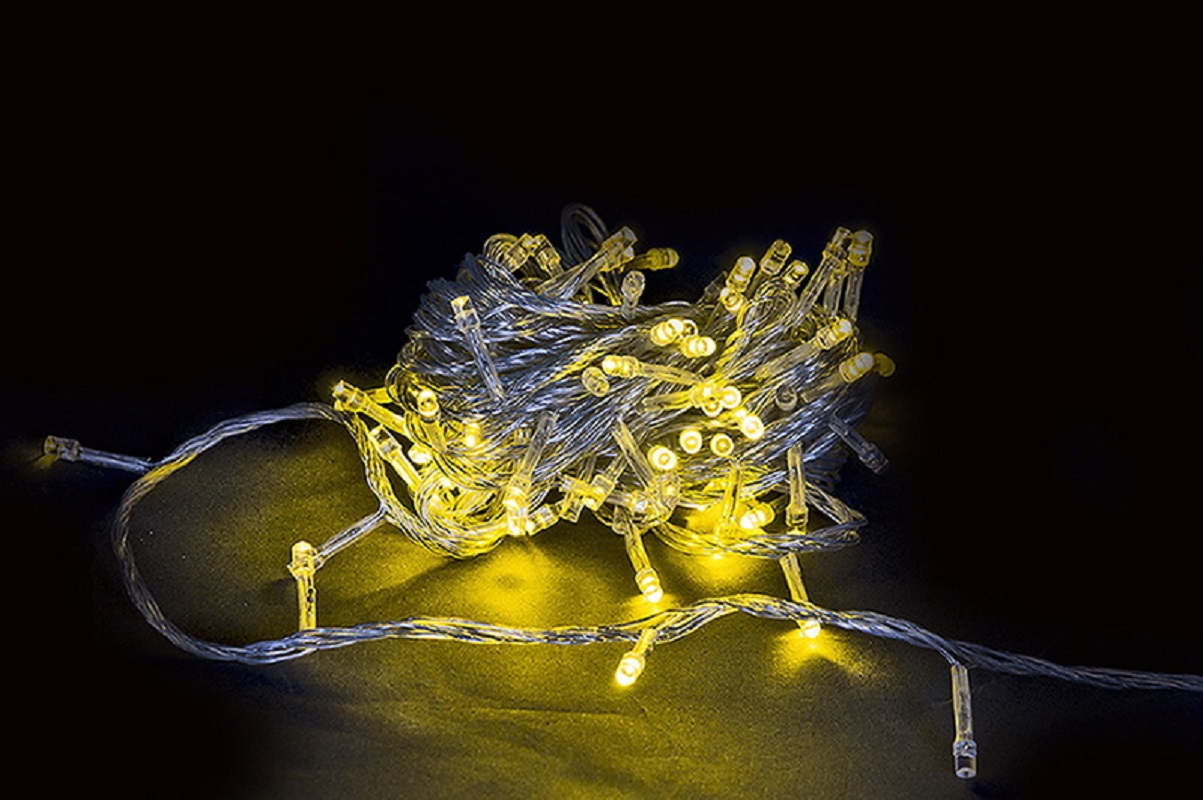Изображение товара Электрогирлянда комнатная Sneha A-001 LED WW 10 м 100 ламп теплый белый