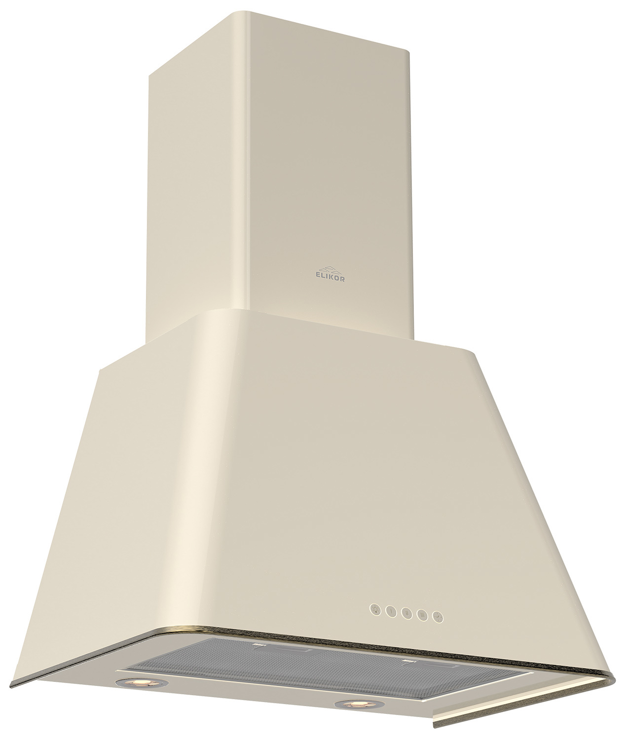 Изображение товара Вытяжка Elikor Гамма 60П-650-Э3Д КВ II Э-650-60-392 кремовый/бронза 59.4 см цвет бежевый