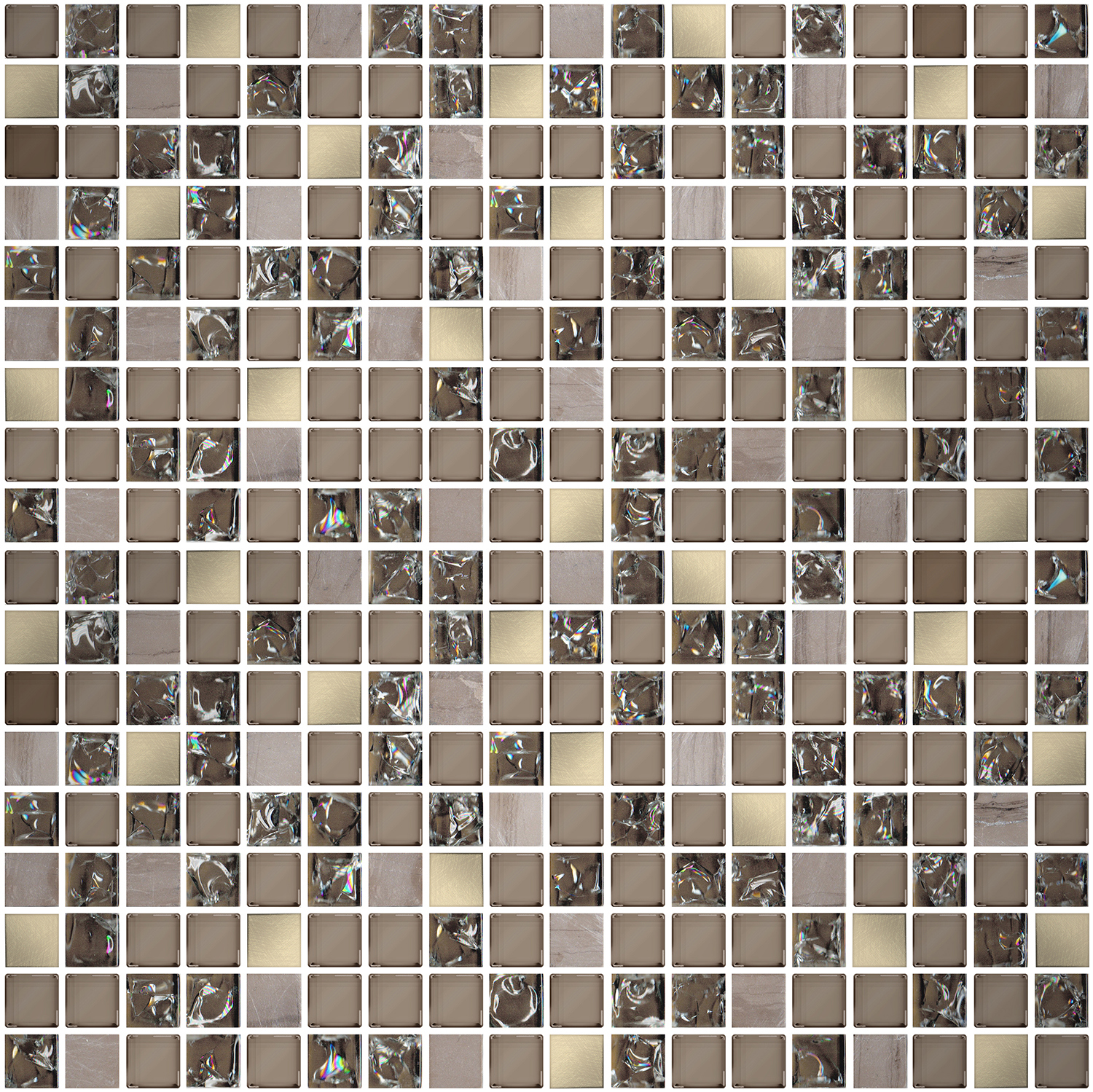 Изображение товара Мозаика стеклянная Azori Pandora 587423006 30x30см цвет разноцветный